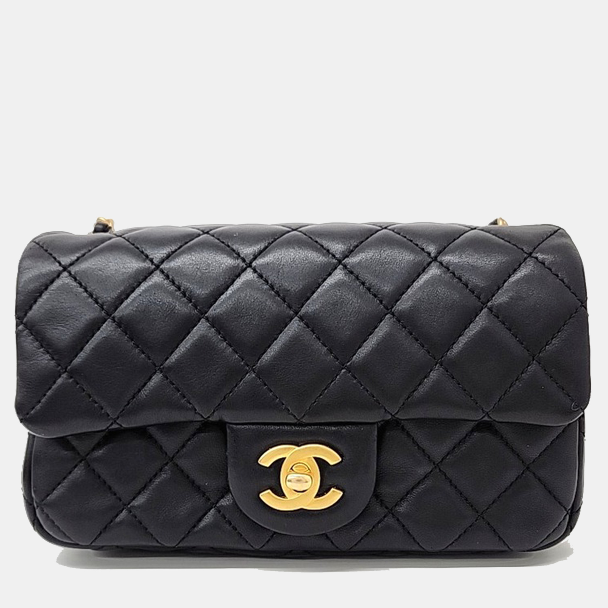 

Chanel Classic Golden Ball New Mini Crossbody Bag, Black