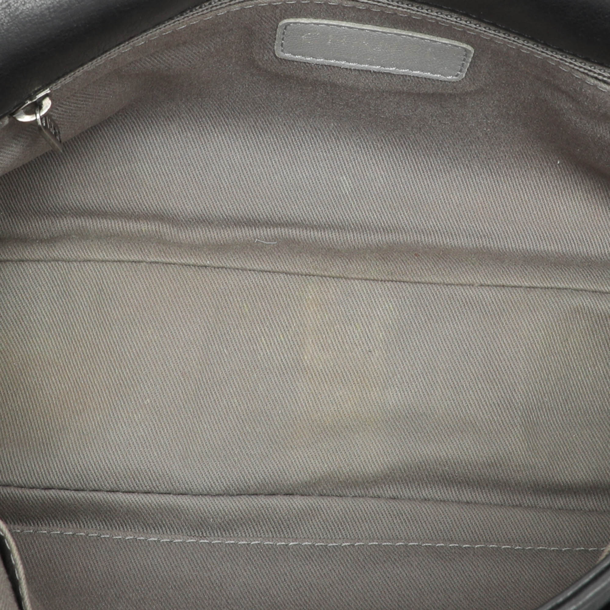 Chanel Black Wild Stitch Quilted Leather CC Split Pocket Shoulder Bag 