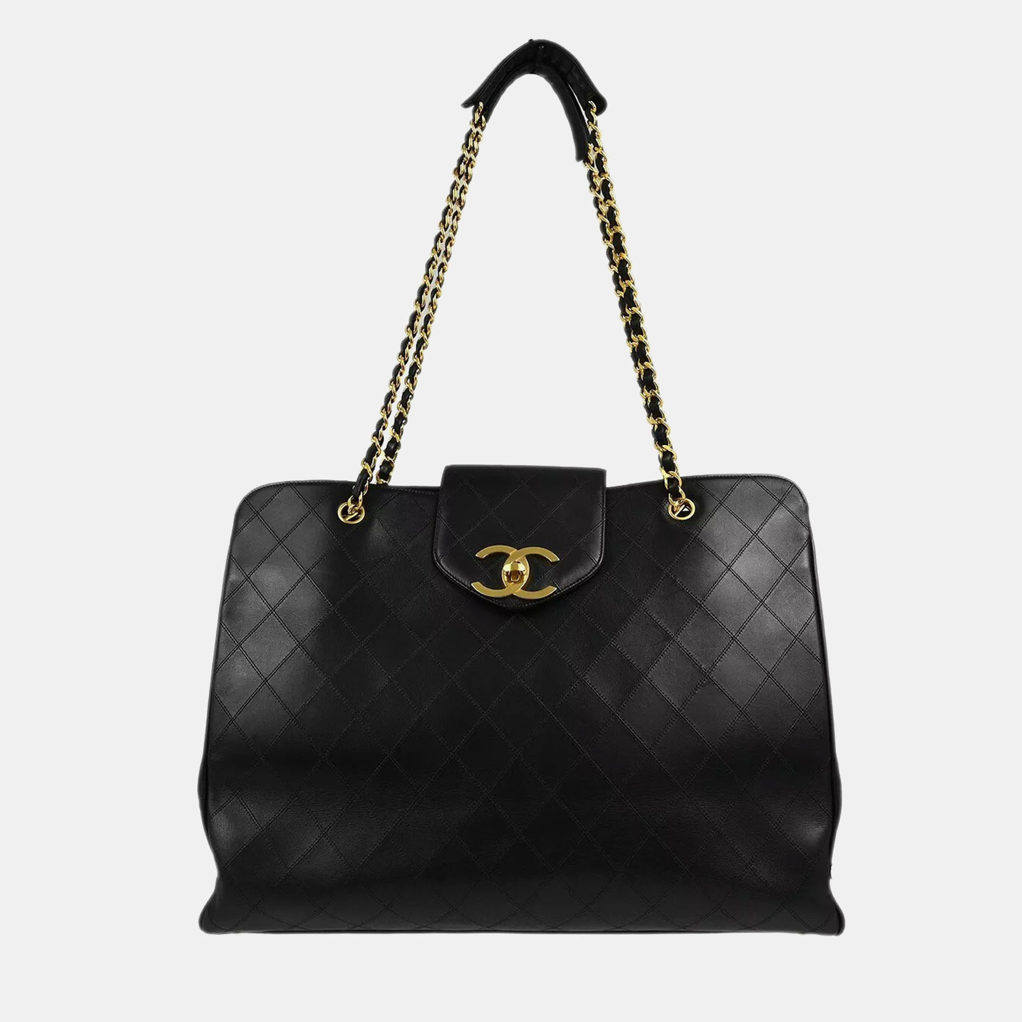 

Chanel Black Lambskin Supermodel Bicolore Shoulder Bag