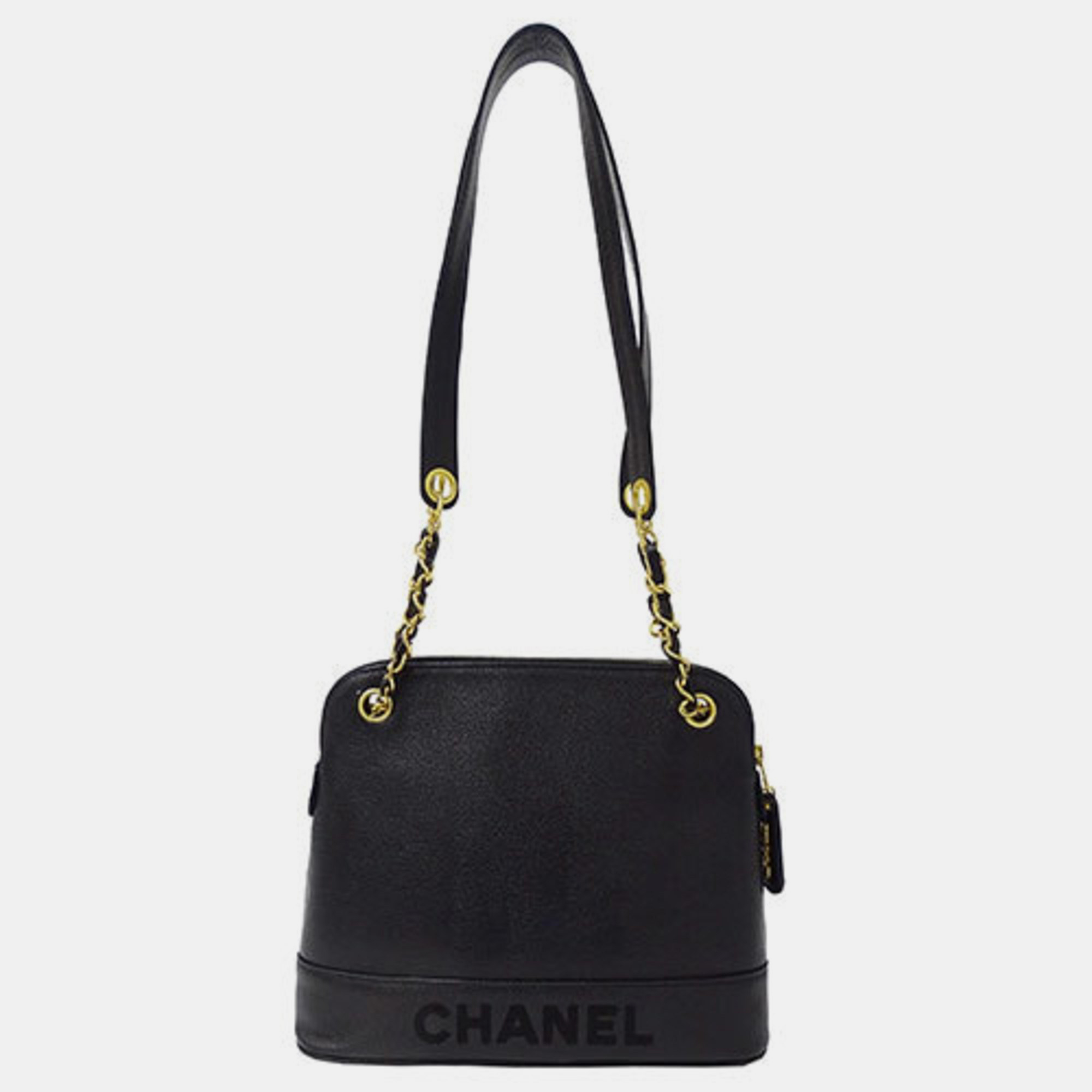 

Chanel Caviar Skin Black Shoulder Bag