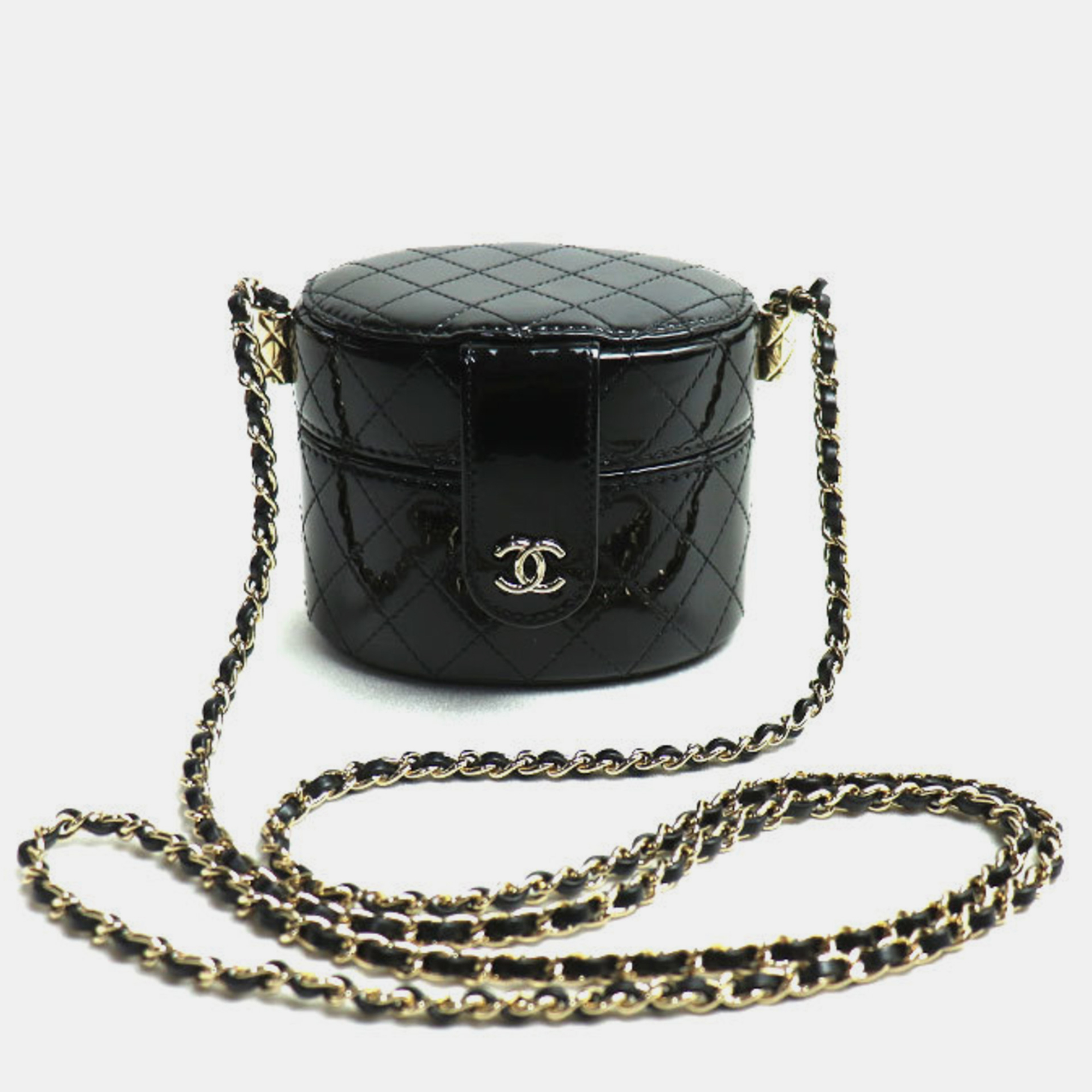

Chanel Black Matelasse Small Vanity Shoulder Bag