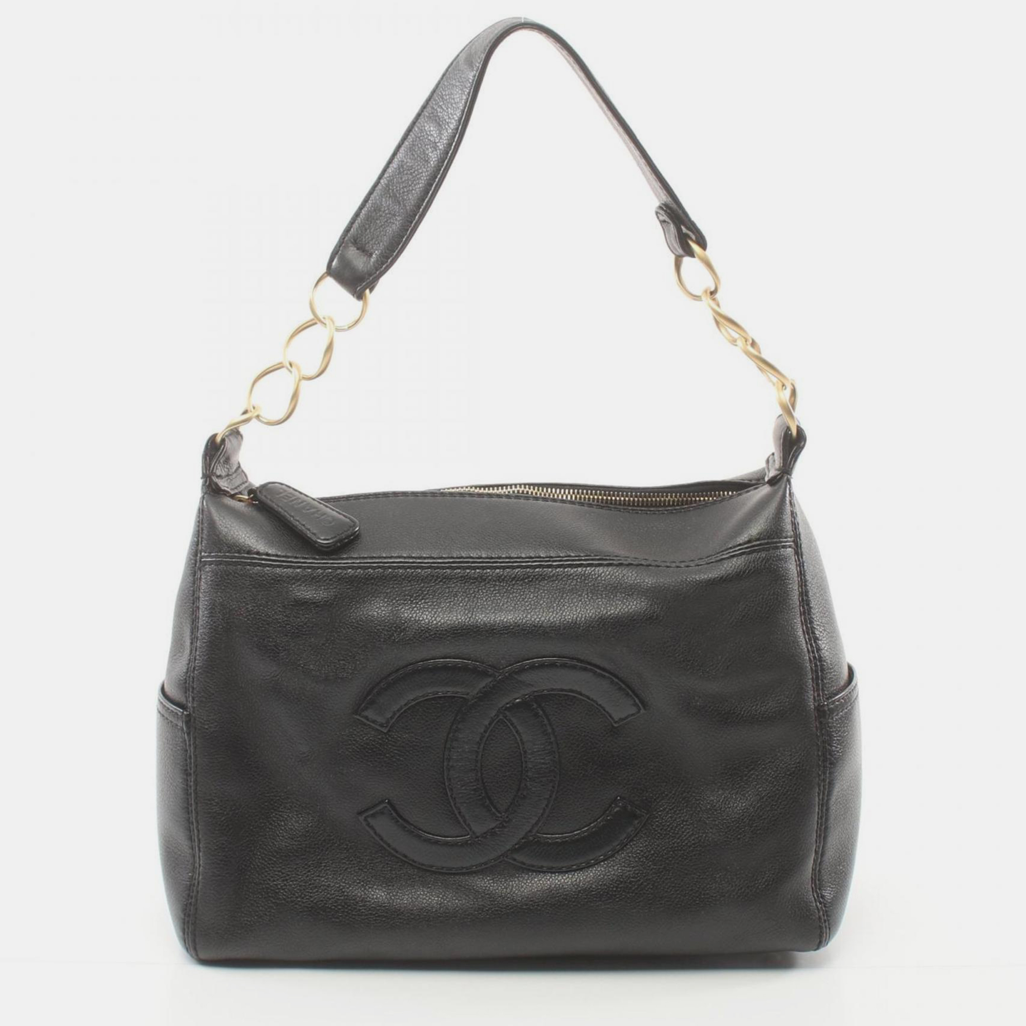 

Chanel Leather Black Coco Mark Shoulder Bag