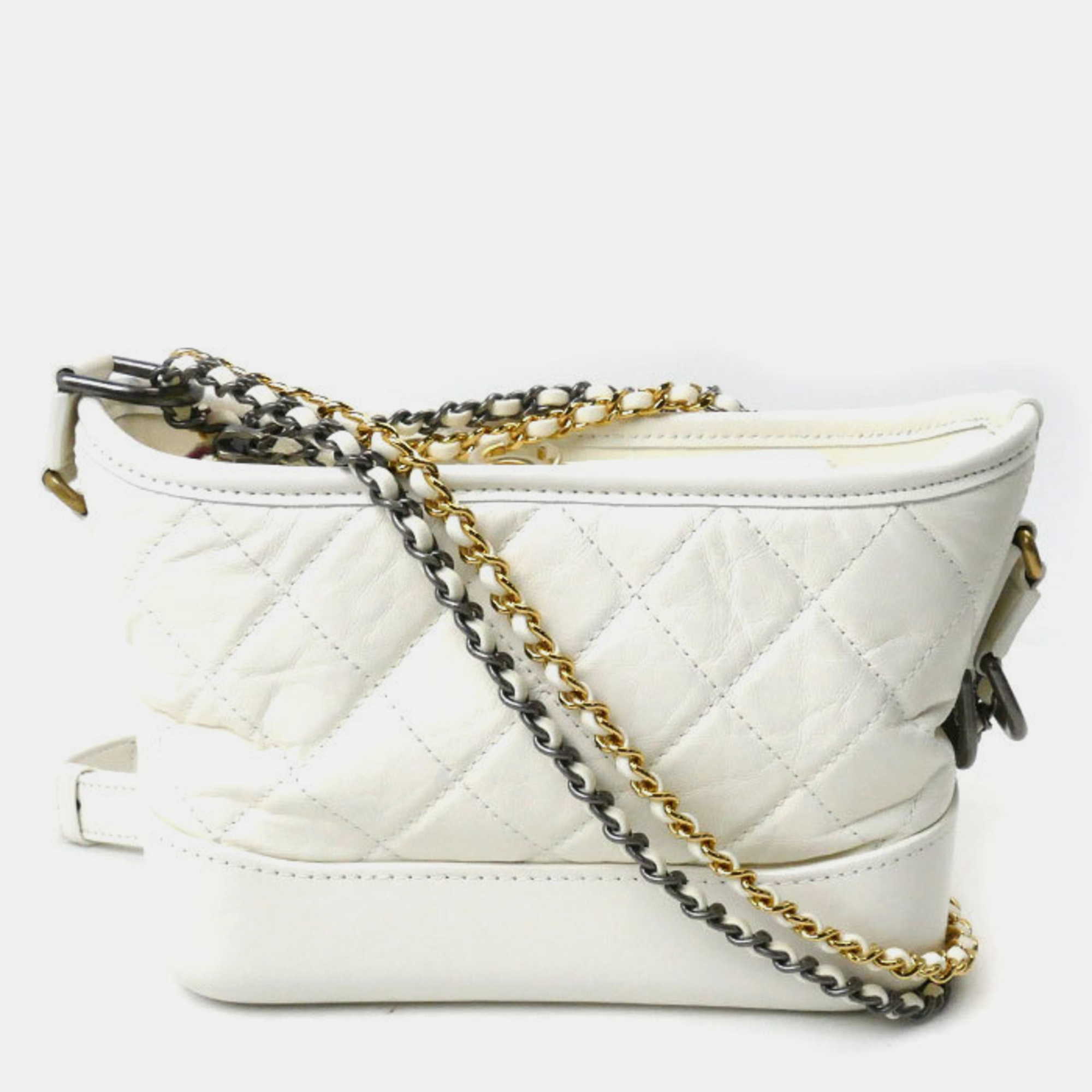 

Chanel White Gabrielle de Chanel Small Hobo Shoulder Bag