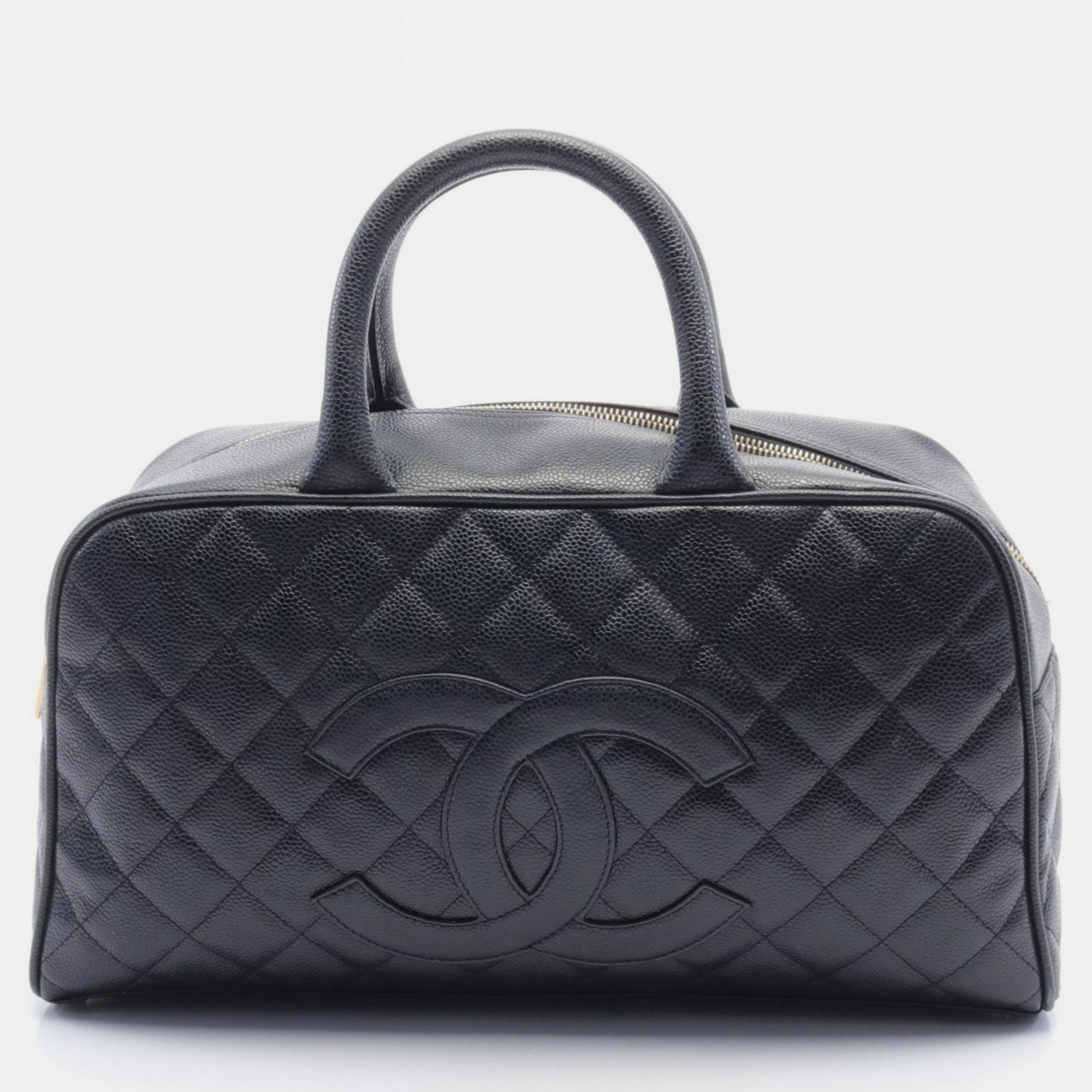 

Chanel Caviar Skin Black Matelasse Handbag