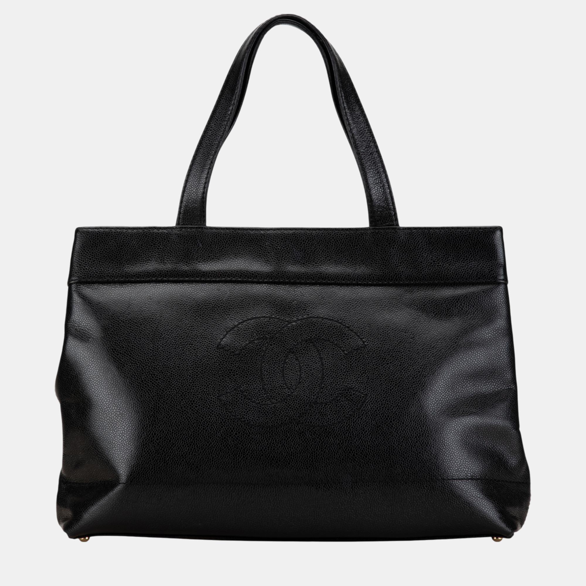 

Chanel Black CC Caviar Tote