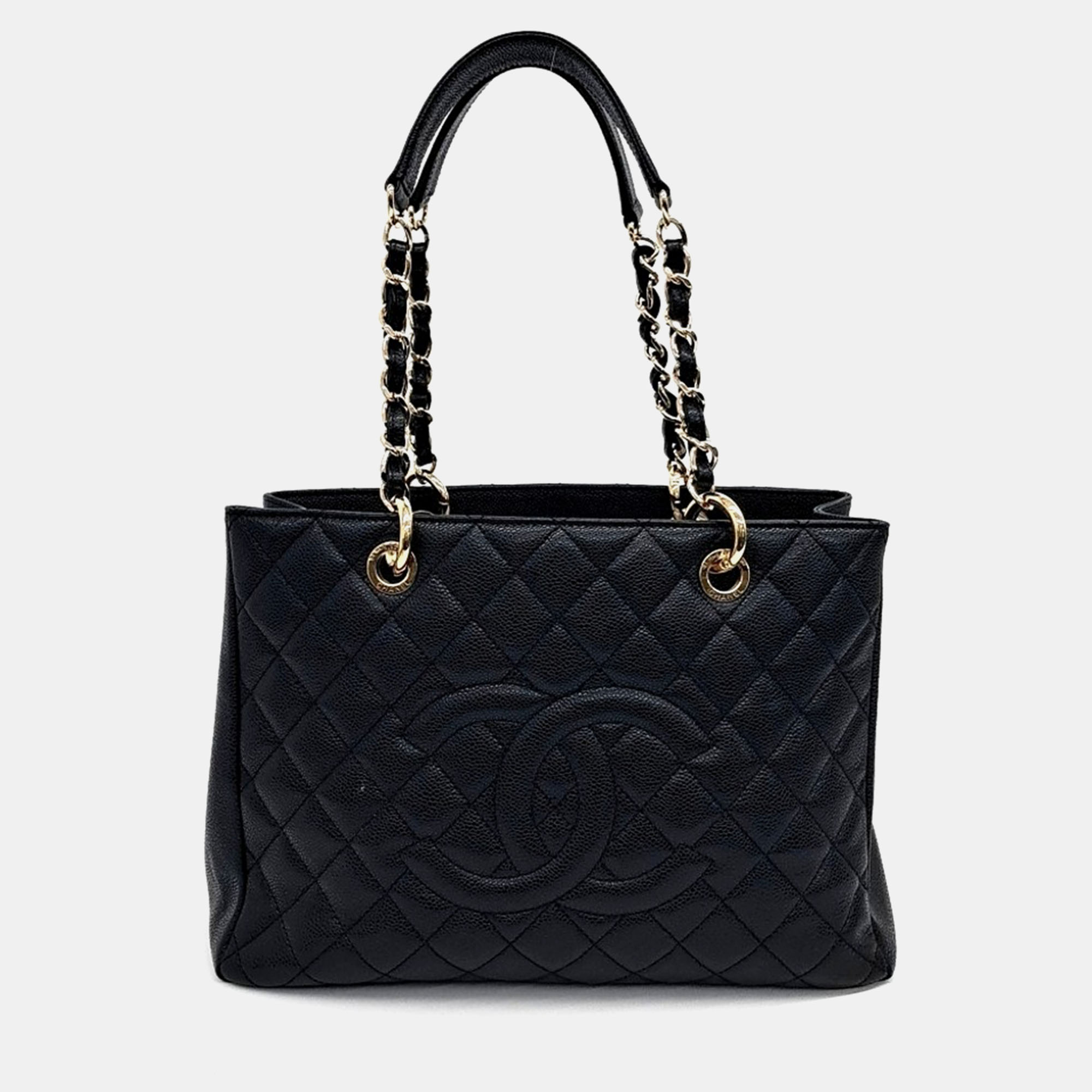 

Chanel Caviar Grand Shopping Bag, Black