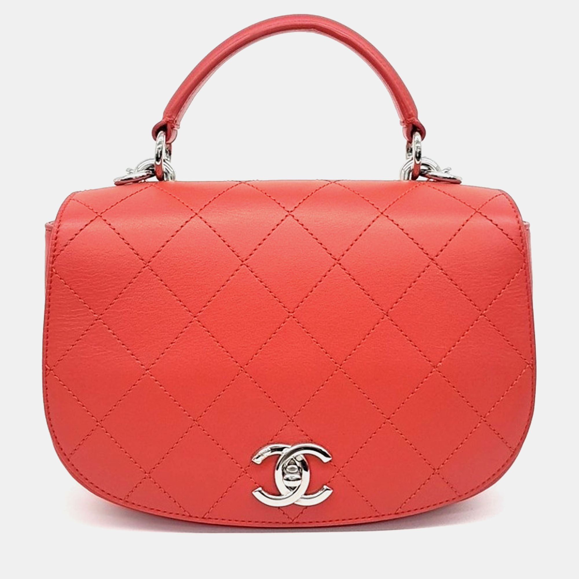 

Chanel Flap Tote And Shoulder Bag, Red