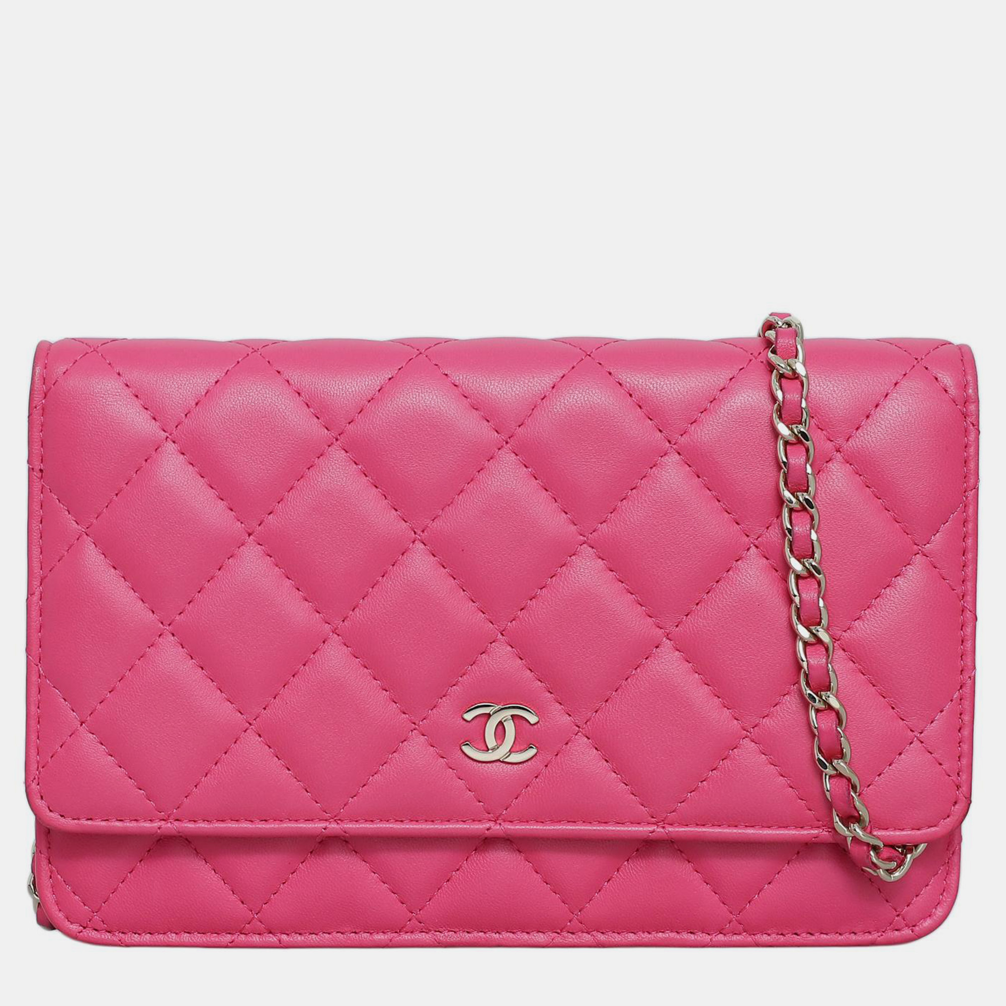 

Chanel Classic Wallet on Chain WOC Bag, Pink