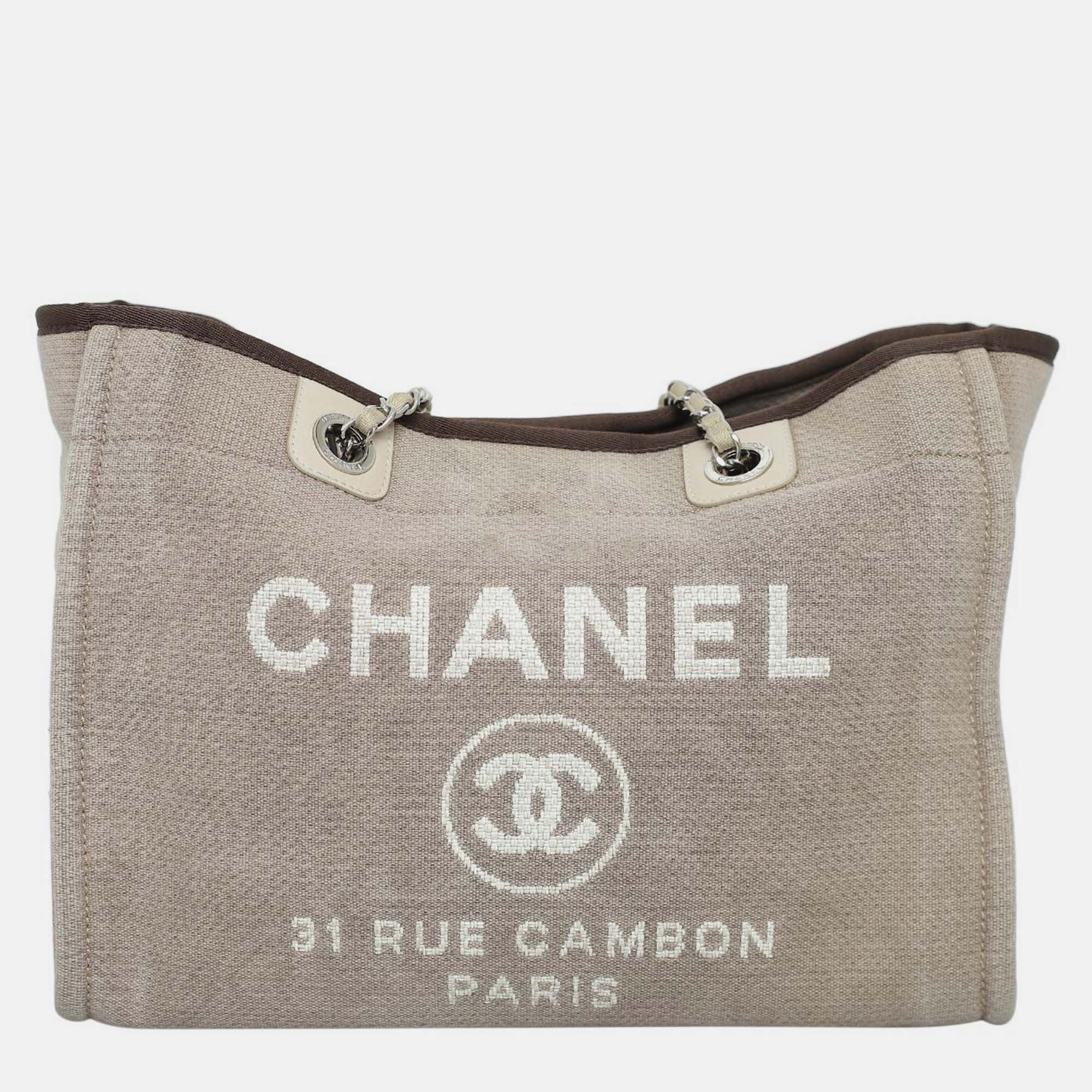 

Chanel Small Deauville Bag, Beige