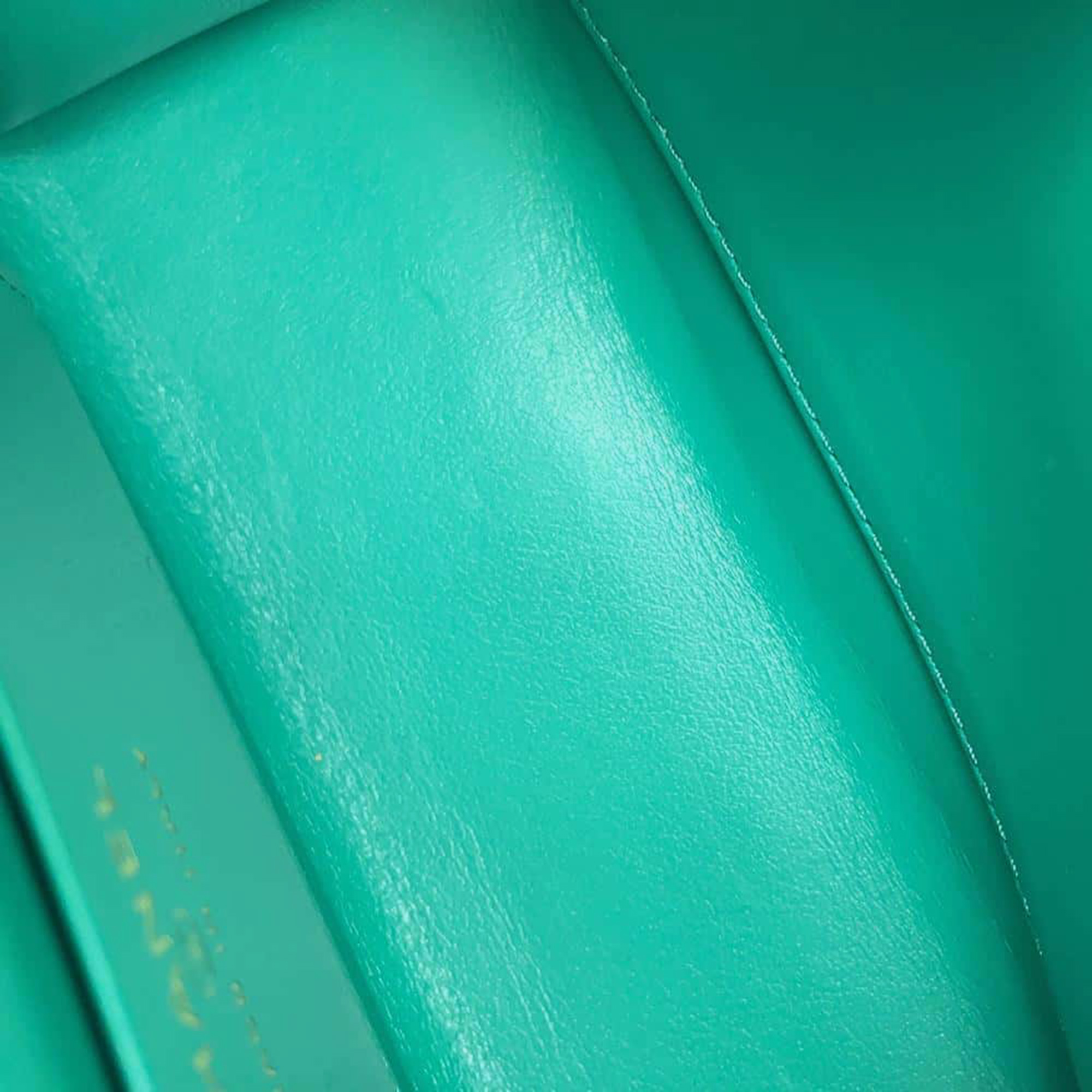 Chanel Green Caviar Leather Top handle Matelasse Chain Shoulder bag 