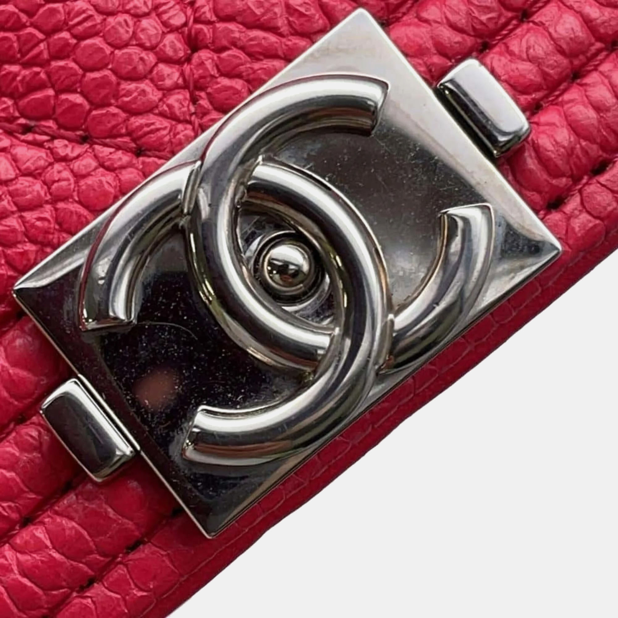 Chanel Boy Matelasse Coco Mark Chain Wallet Bag 