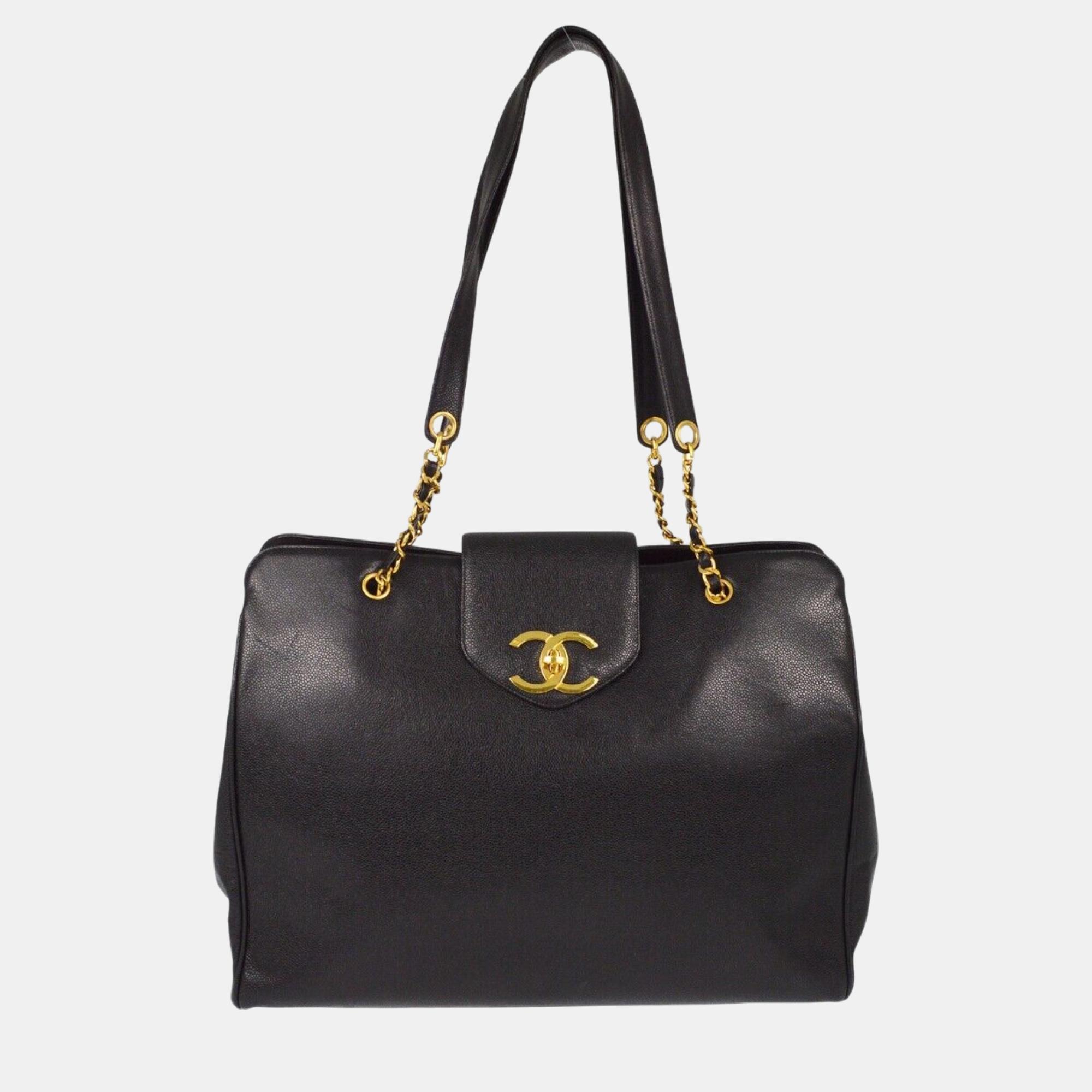 

Chanel Black Calfskin Supermodel Shoulder Bag