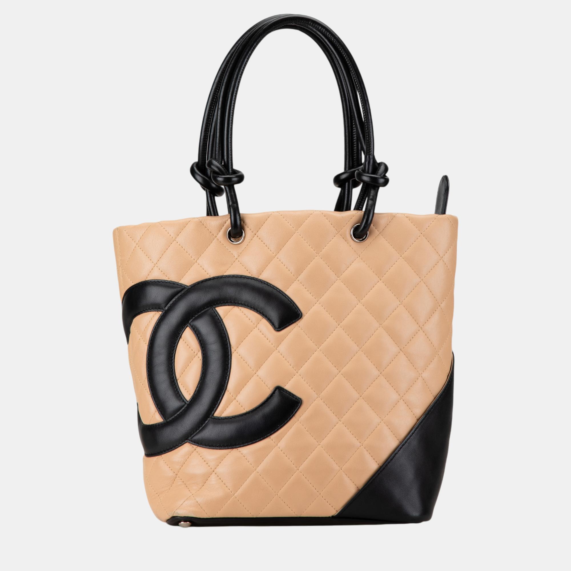 

Chanel Medium Cambon Ligne Tote, Beige