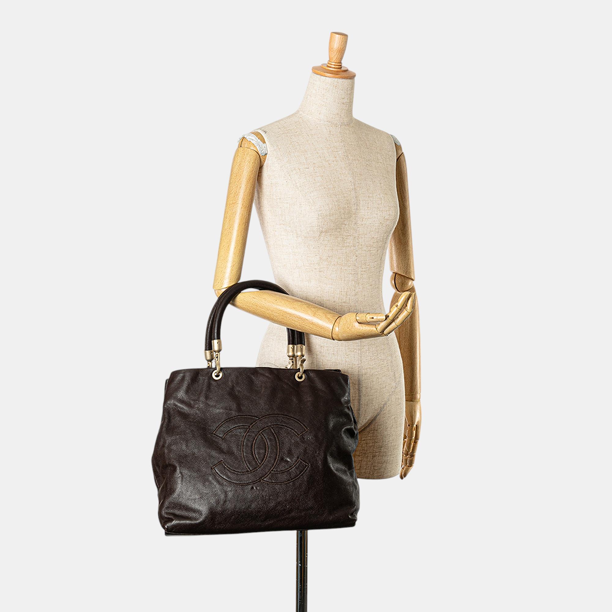 Chanel CC Caviar Tote 
