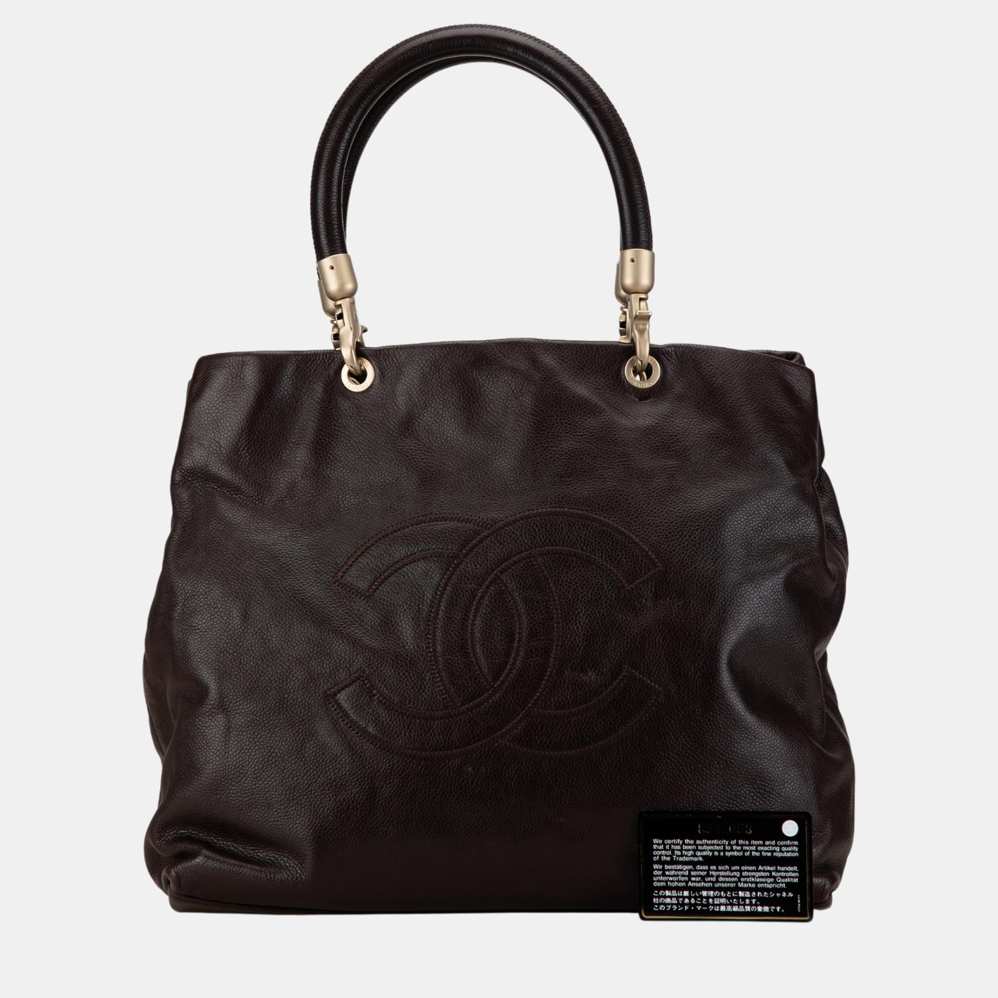 Chanel CC Caviar Tote 