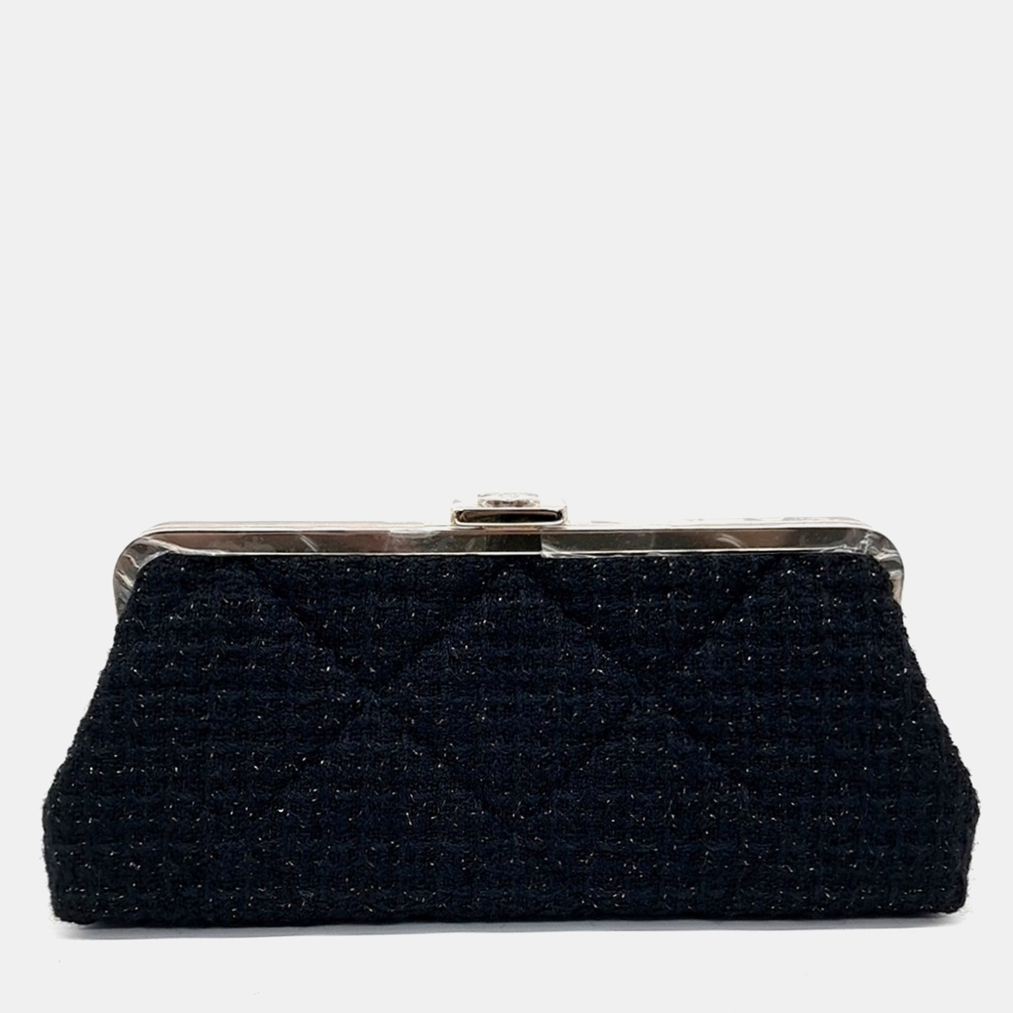 

Chanel Black Tweed Chanel Clutch bag