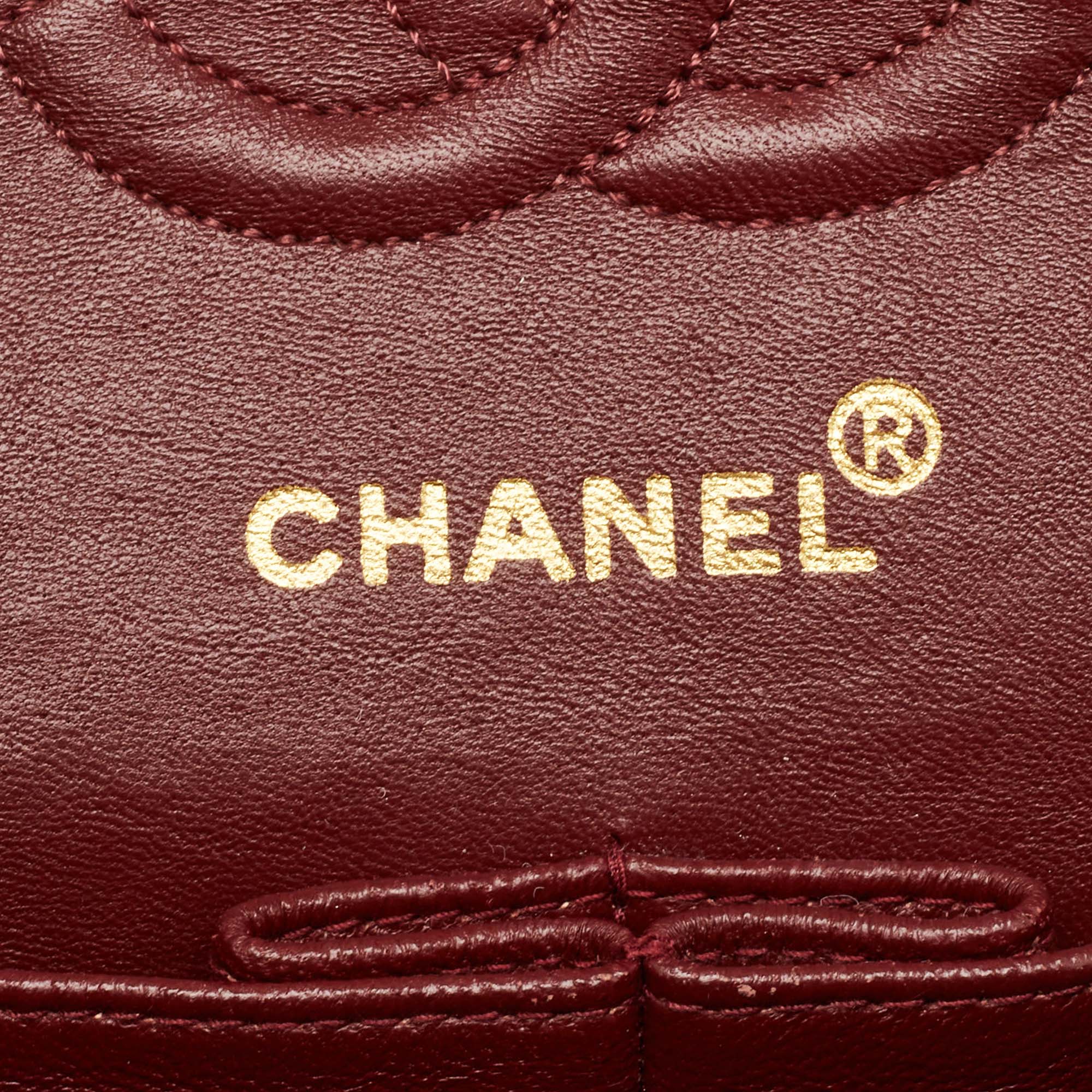 Chanel Black Quilted Leather Small Classic Double Flap Bag 