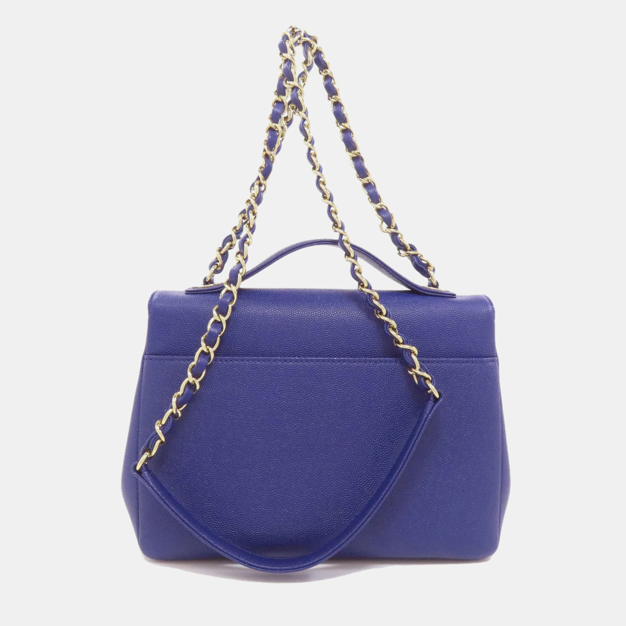 Chanel Cavir Skin Coco Mark Shoulder Bag 