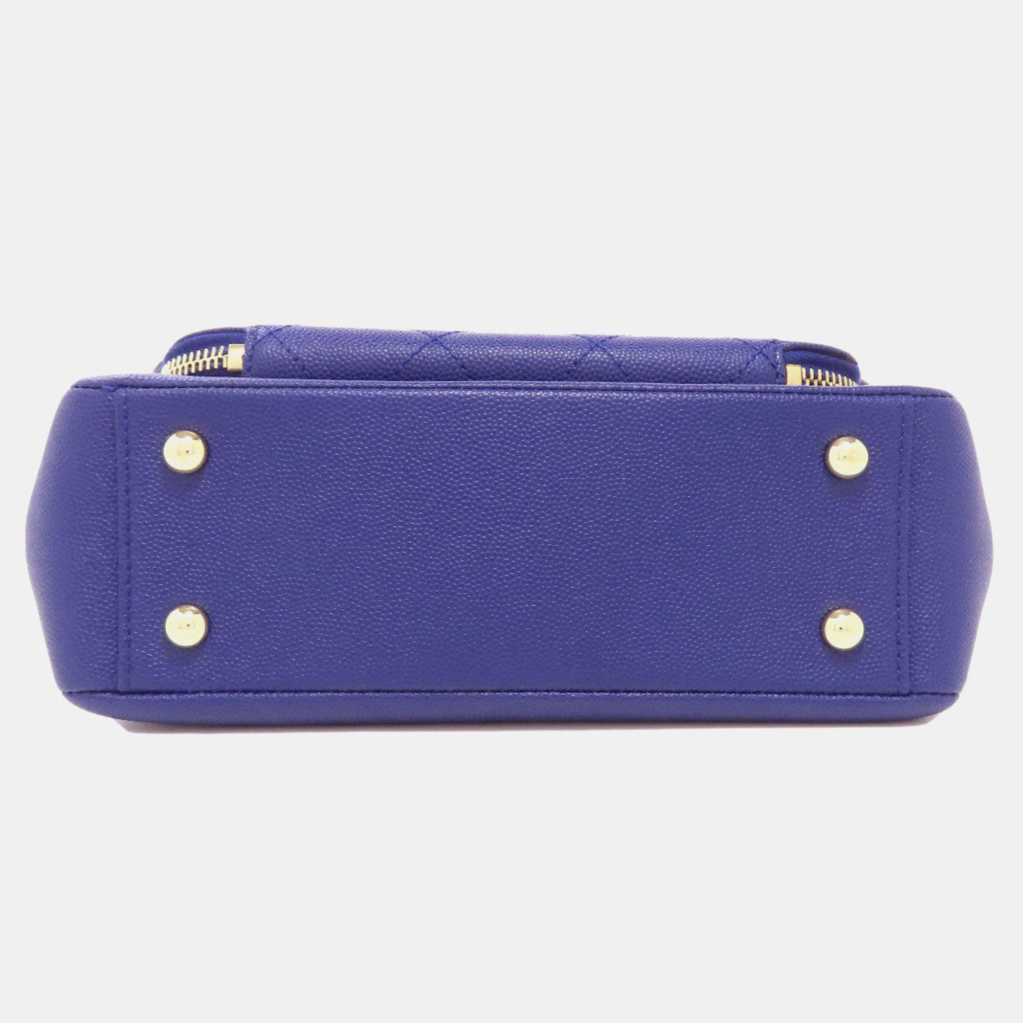 Chanel Cavir Skin Coco Mark Shoulder Bag 