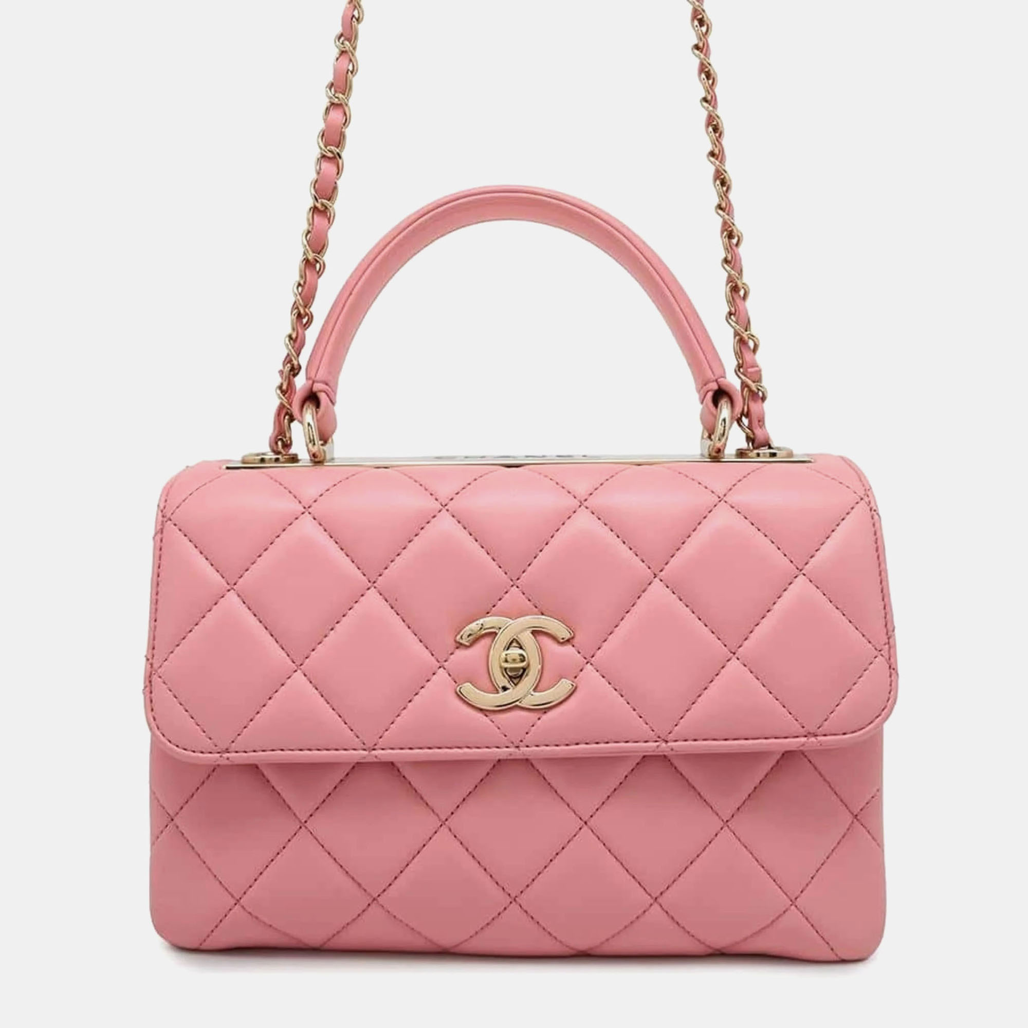 

Chanel Coco Mark Matelasse Shoulder Bag, Pink