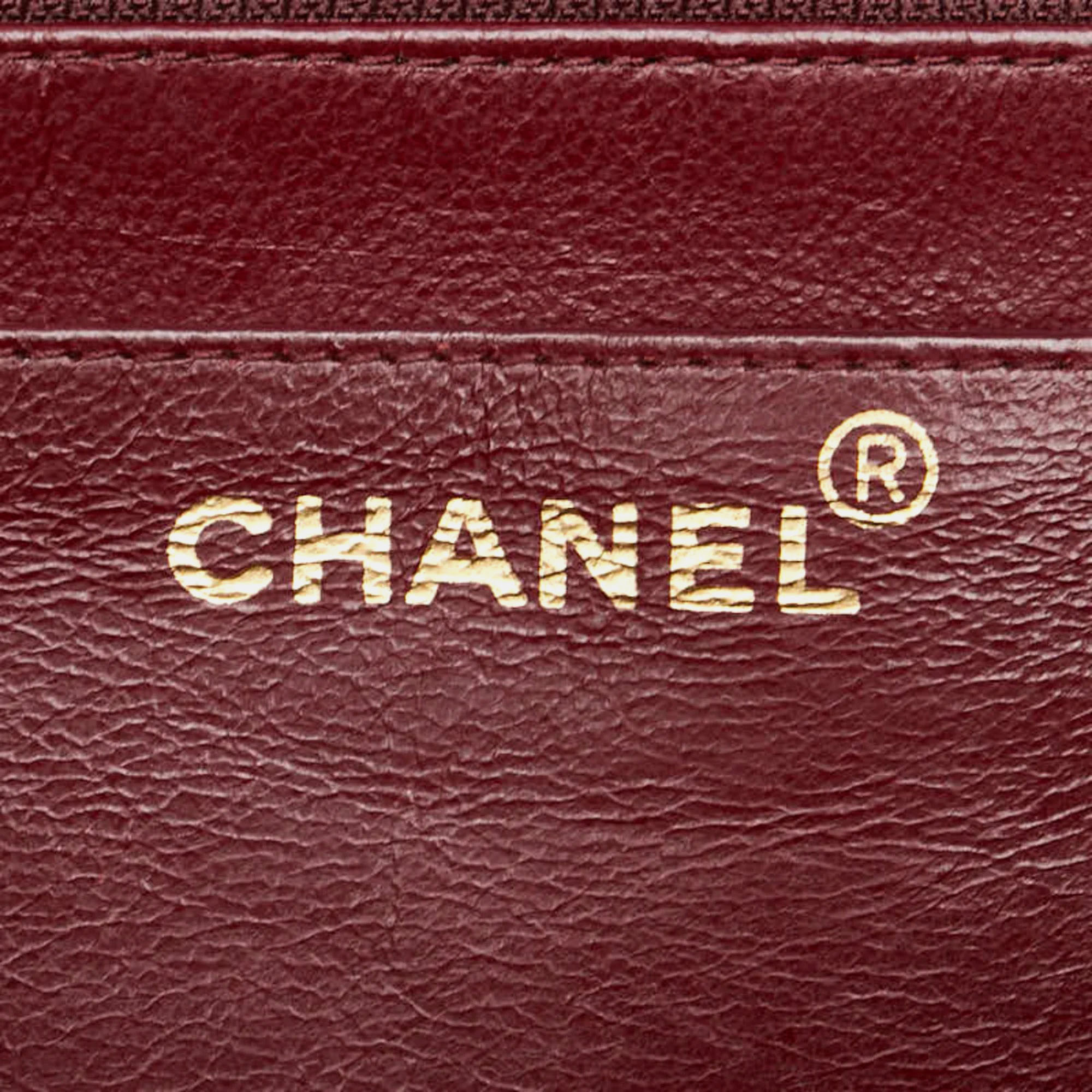 Chanel Black Lambskin Matelasse 34 Chain Shoulder Bag 
