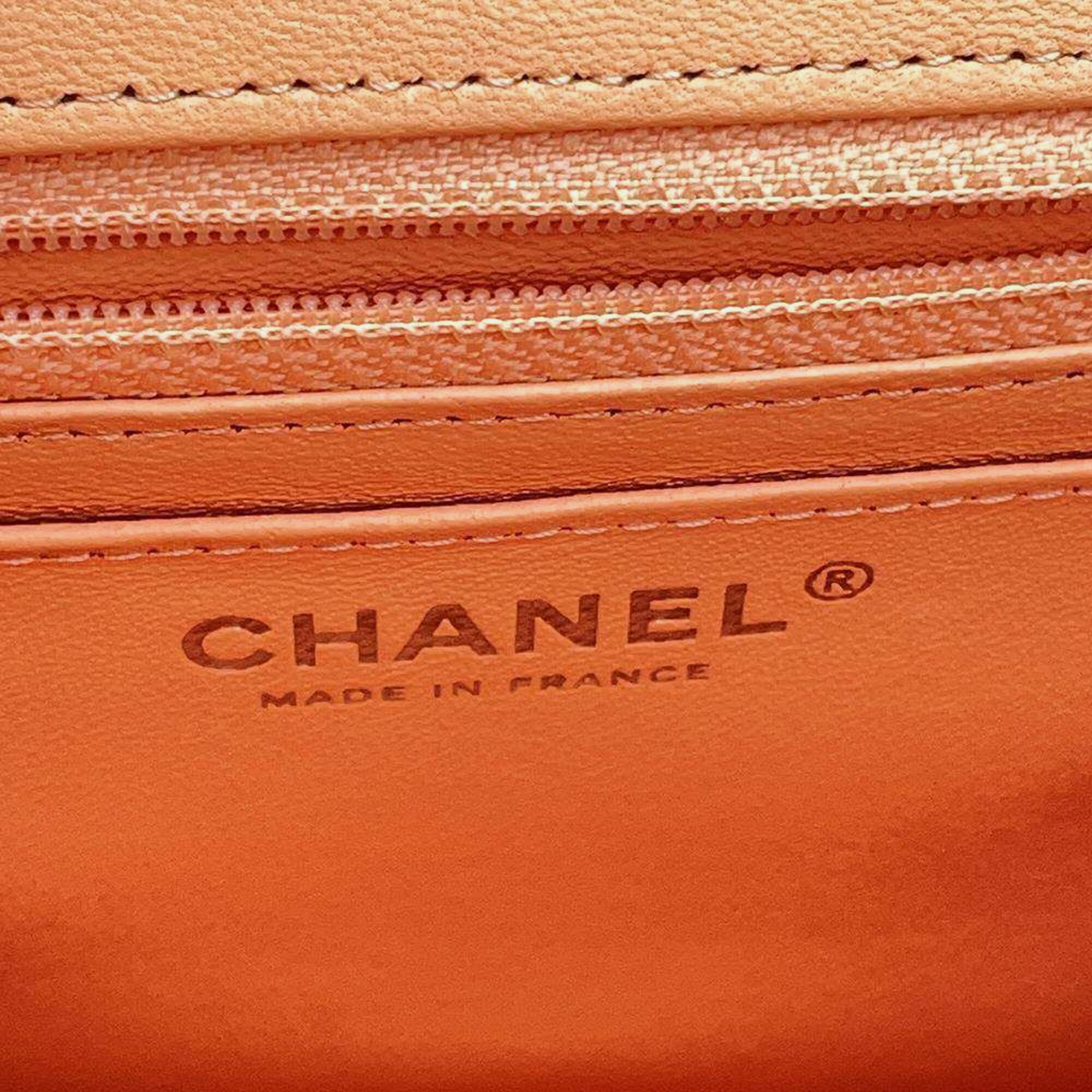 Chanel Pink Lambskin Mini Matelasse Chain shoulder Bag Size 18 