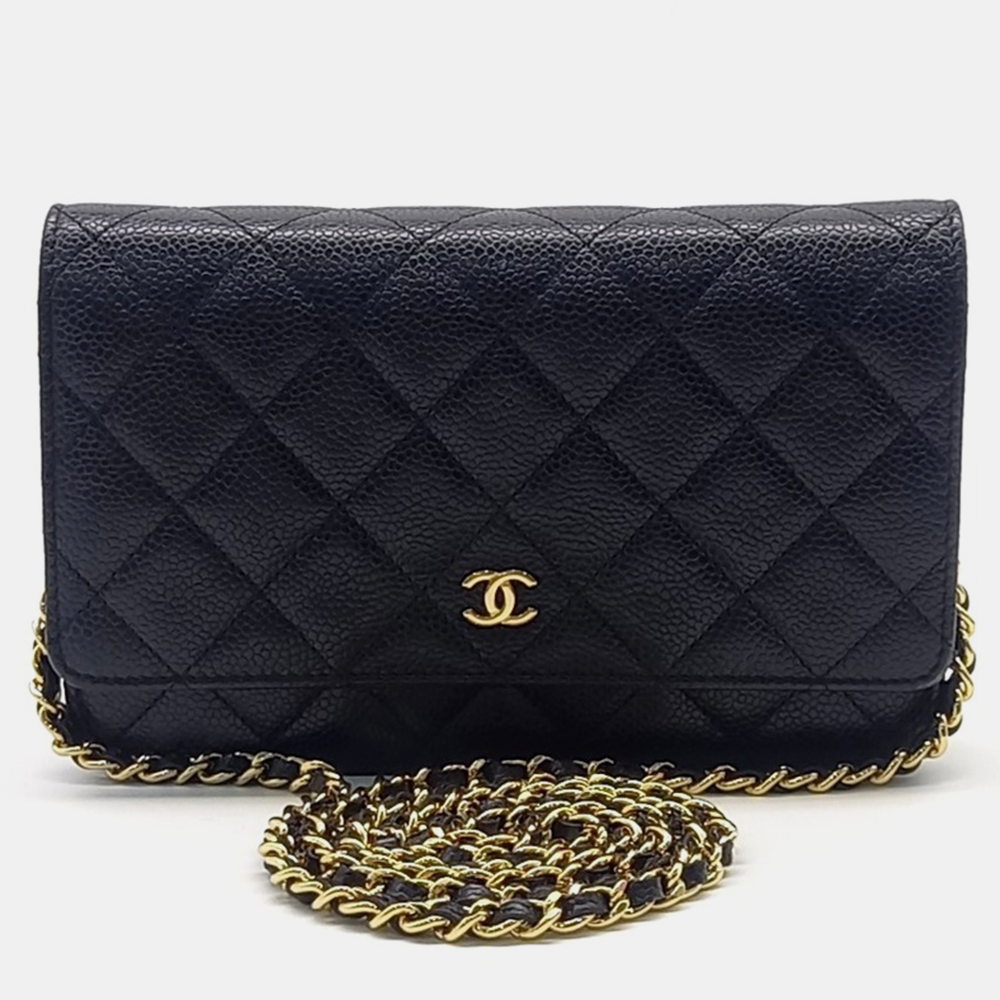 

Chanel Black Leather WOC Mini Crossbody Bag