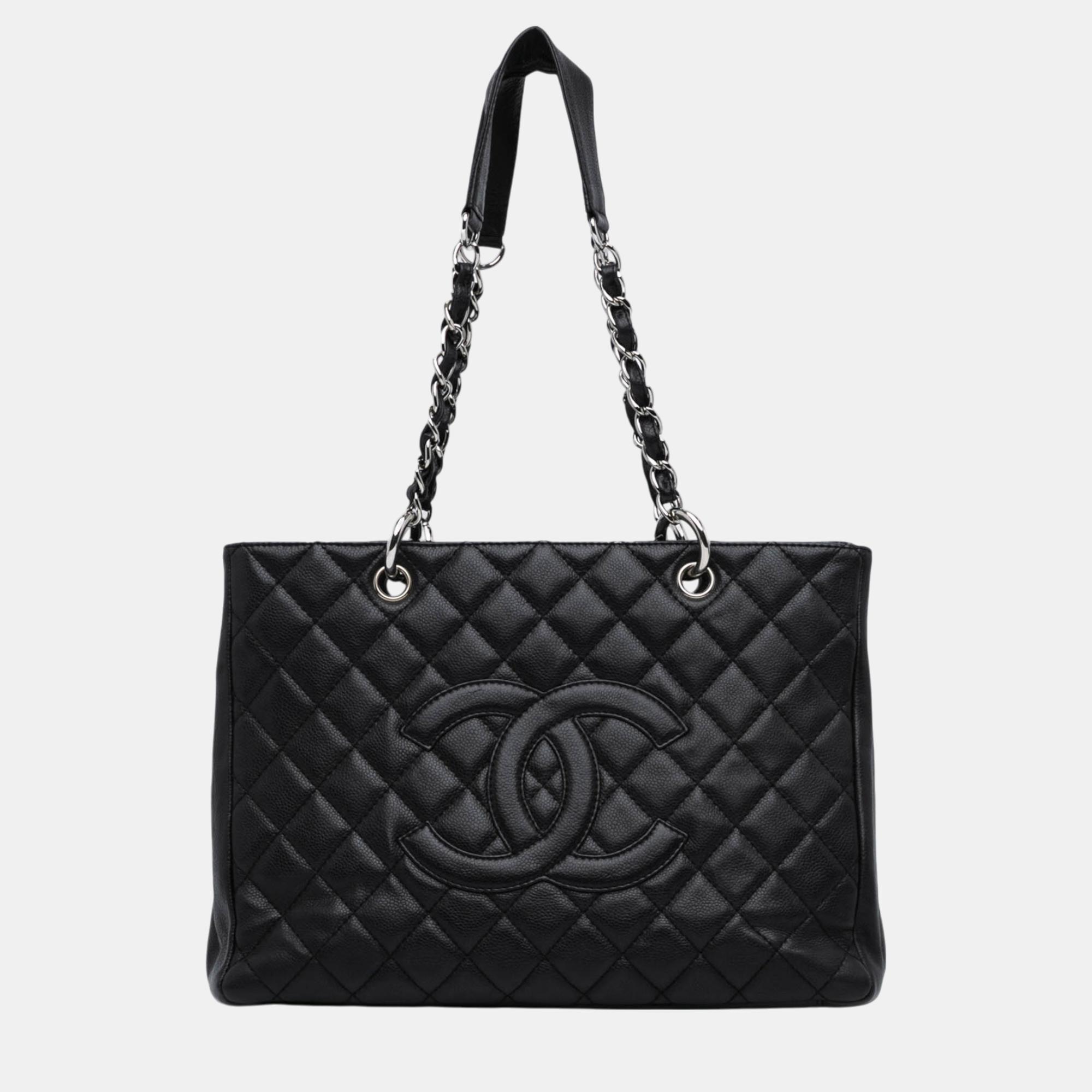 

Chanel Black Caviar Grand Shopping Tote