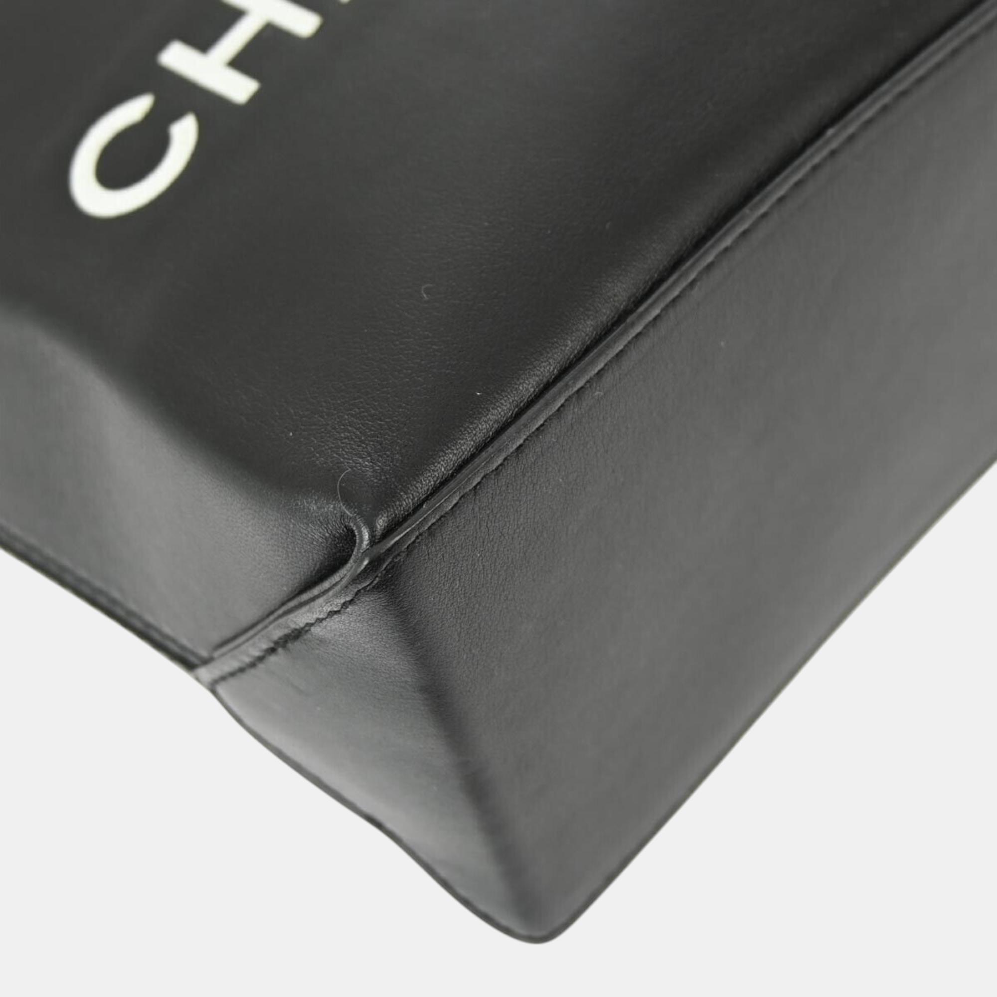 Chanel Black Calfskin Essential Tote Bag 