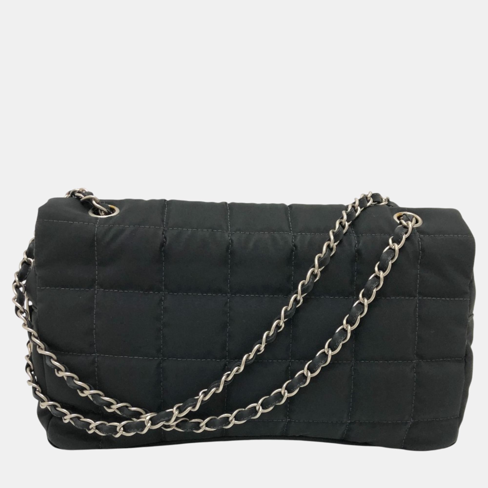 Chanel Black Cc Mark Chain Crossbody Bag 