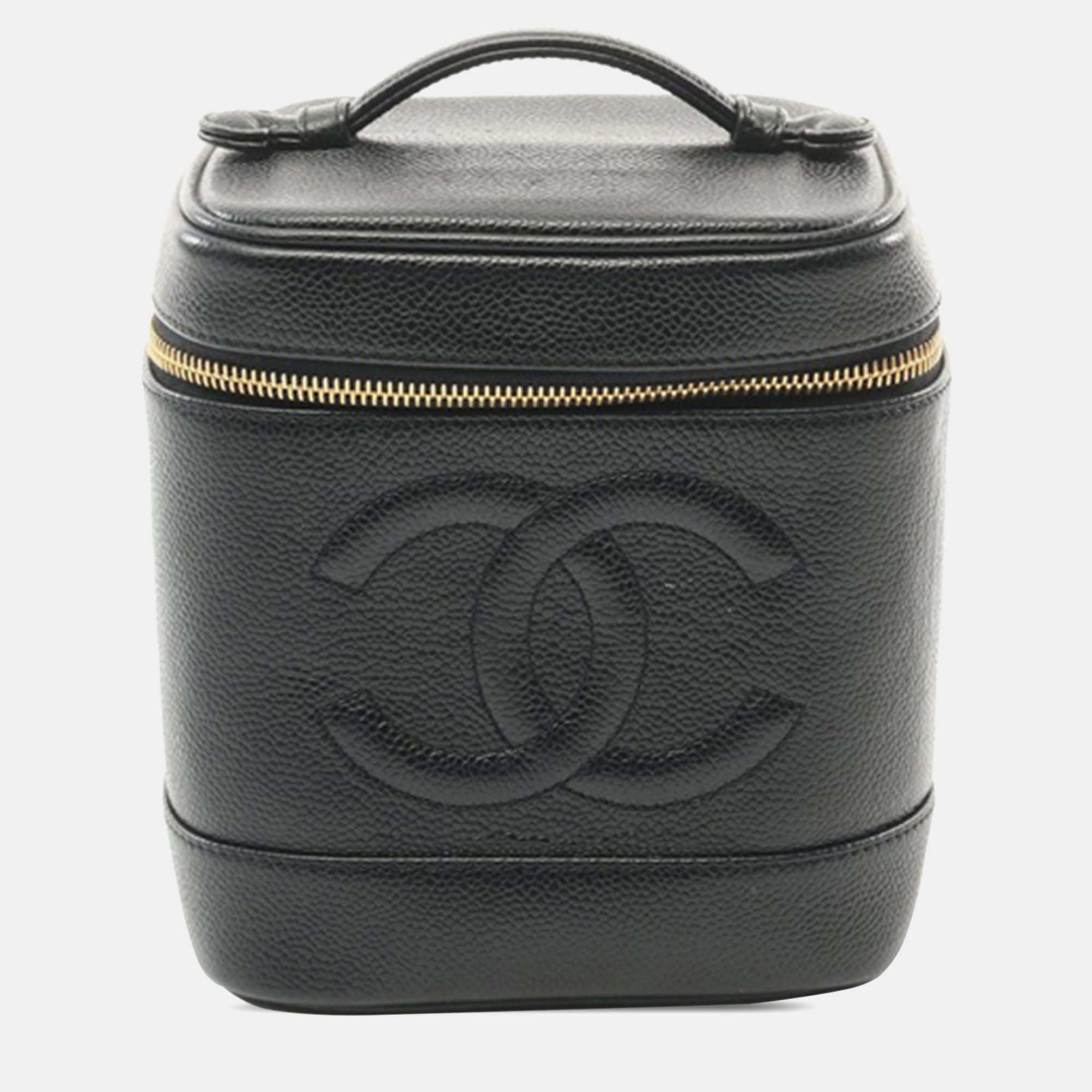 

Chanel Black CC Caviar Vanity Case