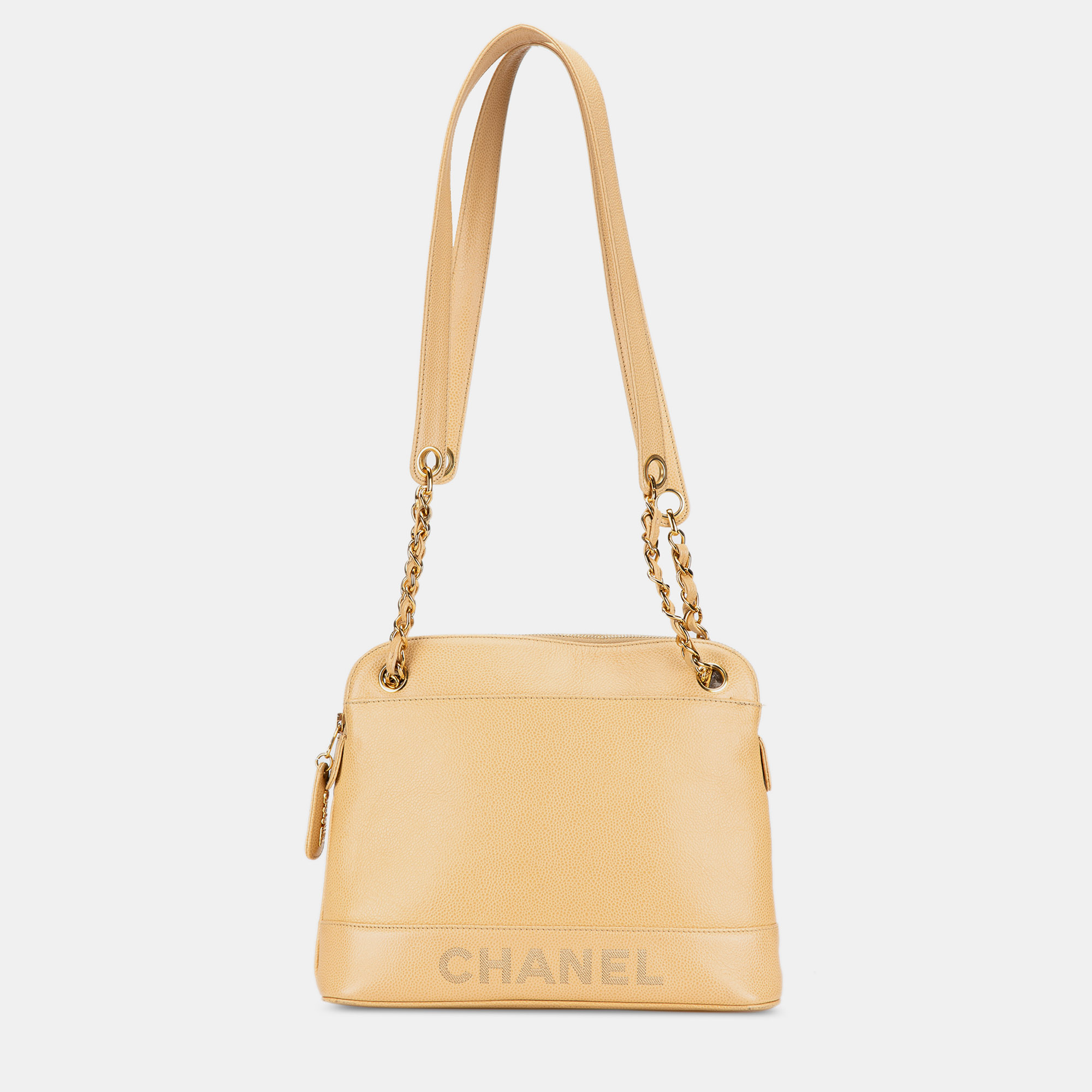 

Chanel Yellow Caviar Shoulder Bag