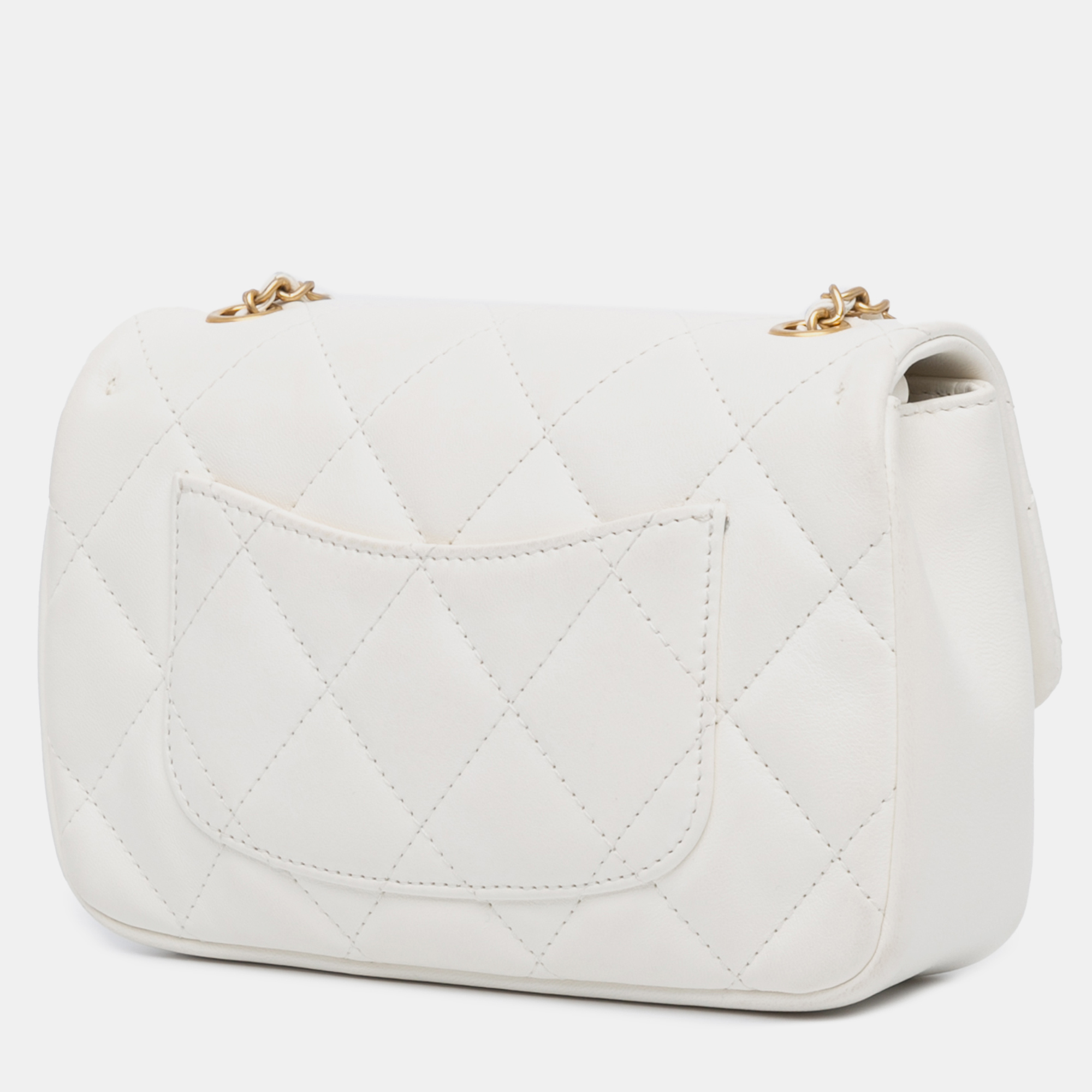 Chanel Mini Quilted Lambskin Heart Charms Flap 