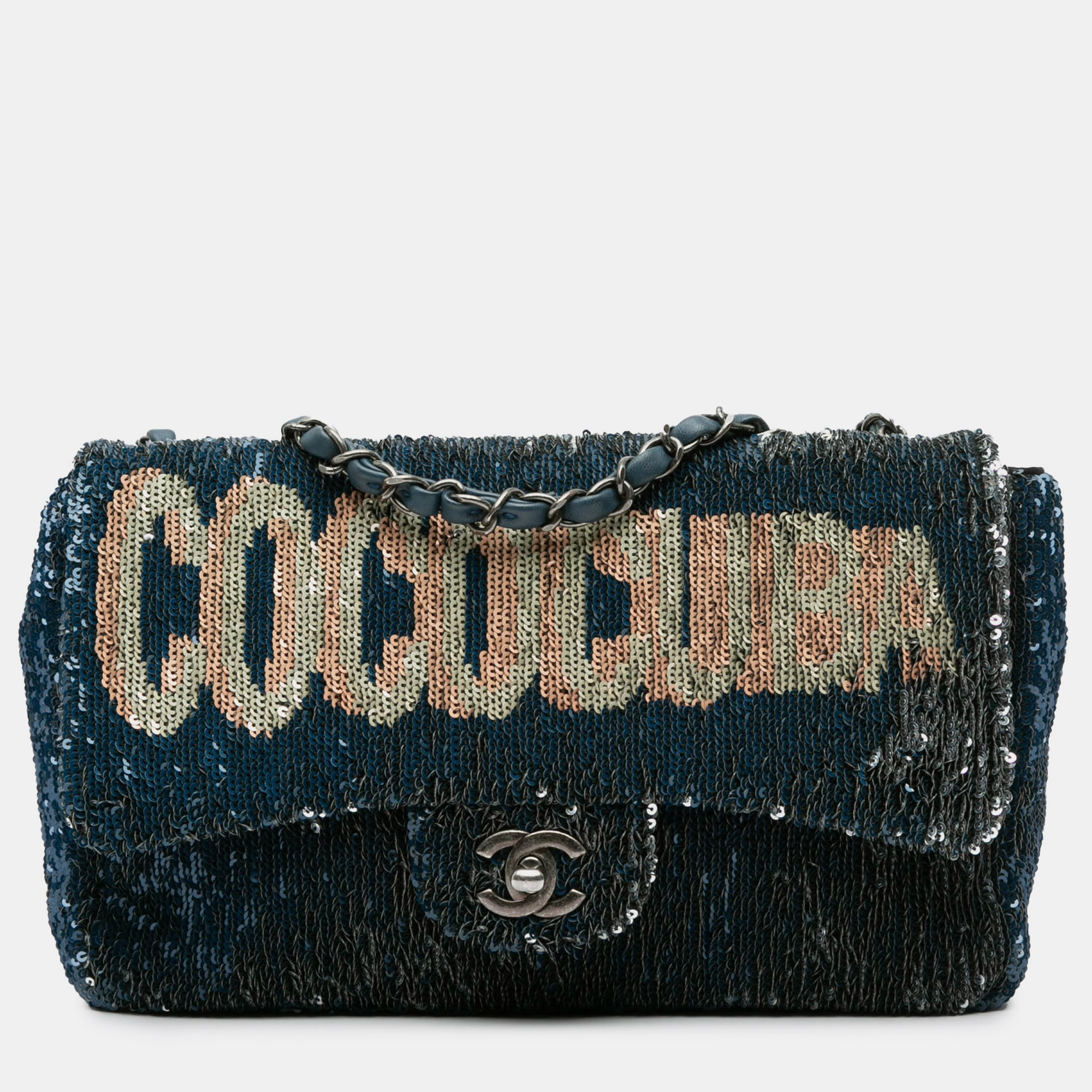 

Chanel Paris-Cuba Medium Sequin Coco Cuba Flap, Blue