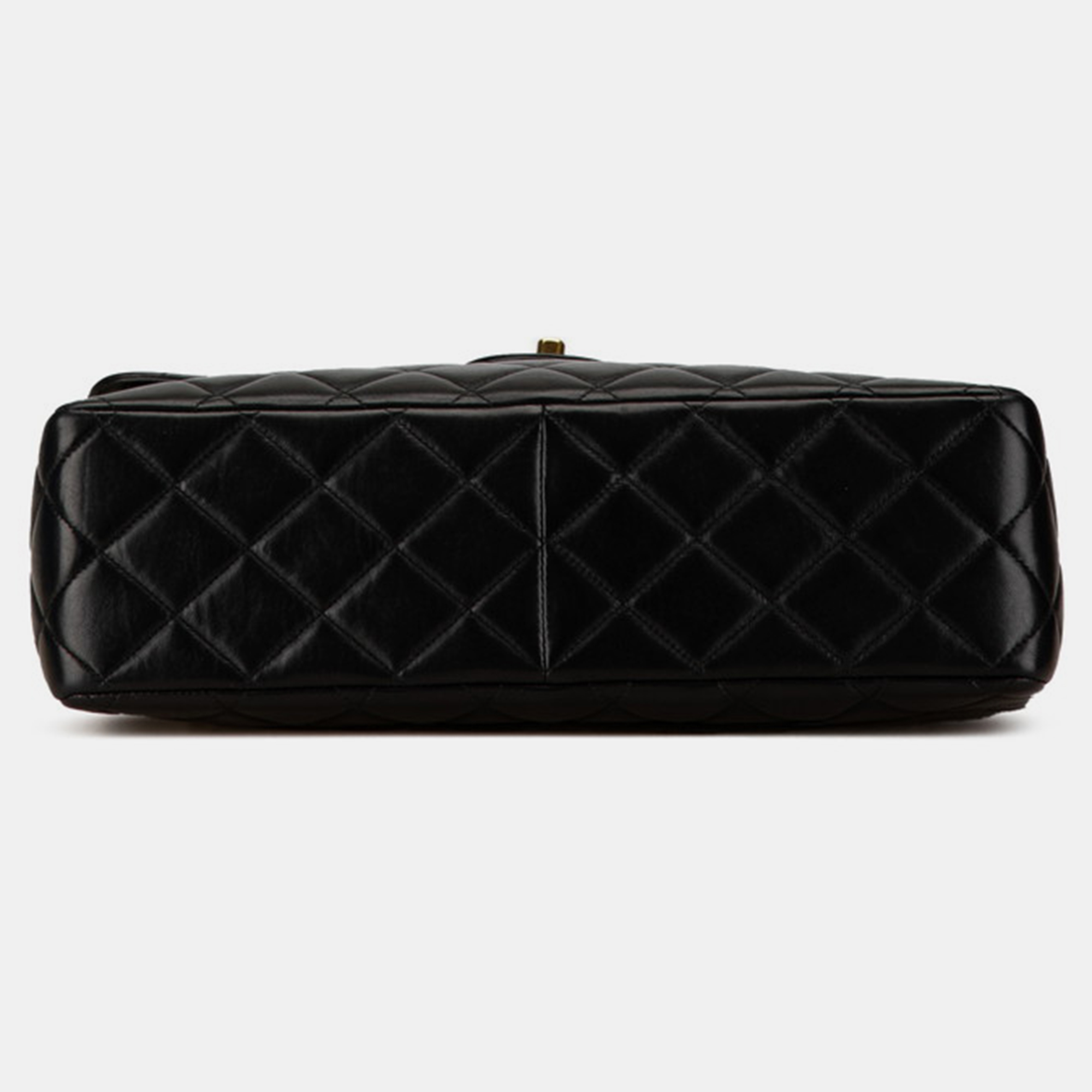 Chanel Black Leather Matelasse 30 Chain Shoulder Bag 