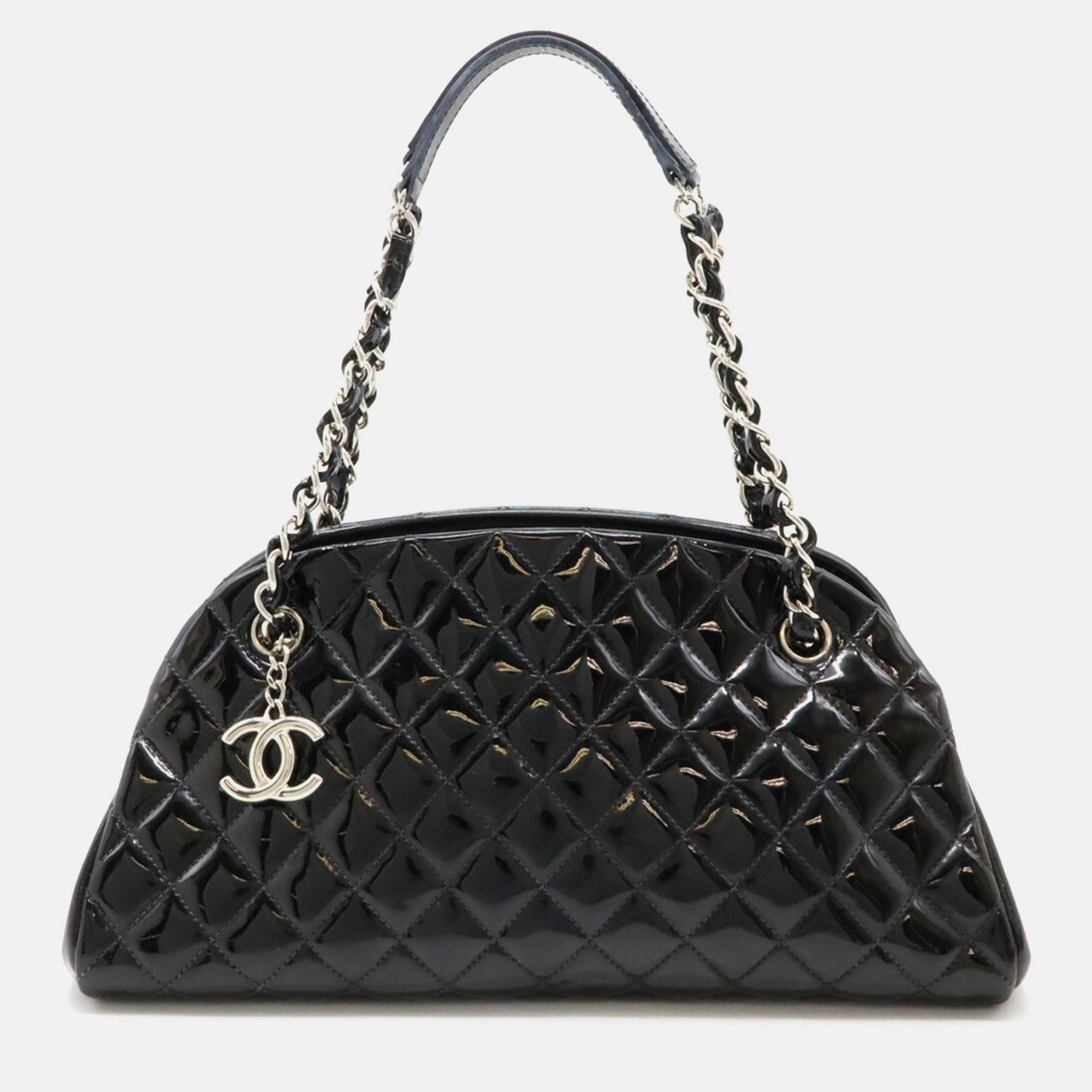 

Chanel Black Leather Mademoiselle Bowling Bag