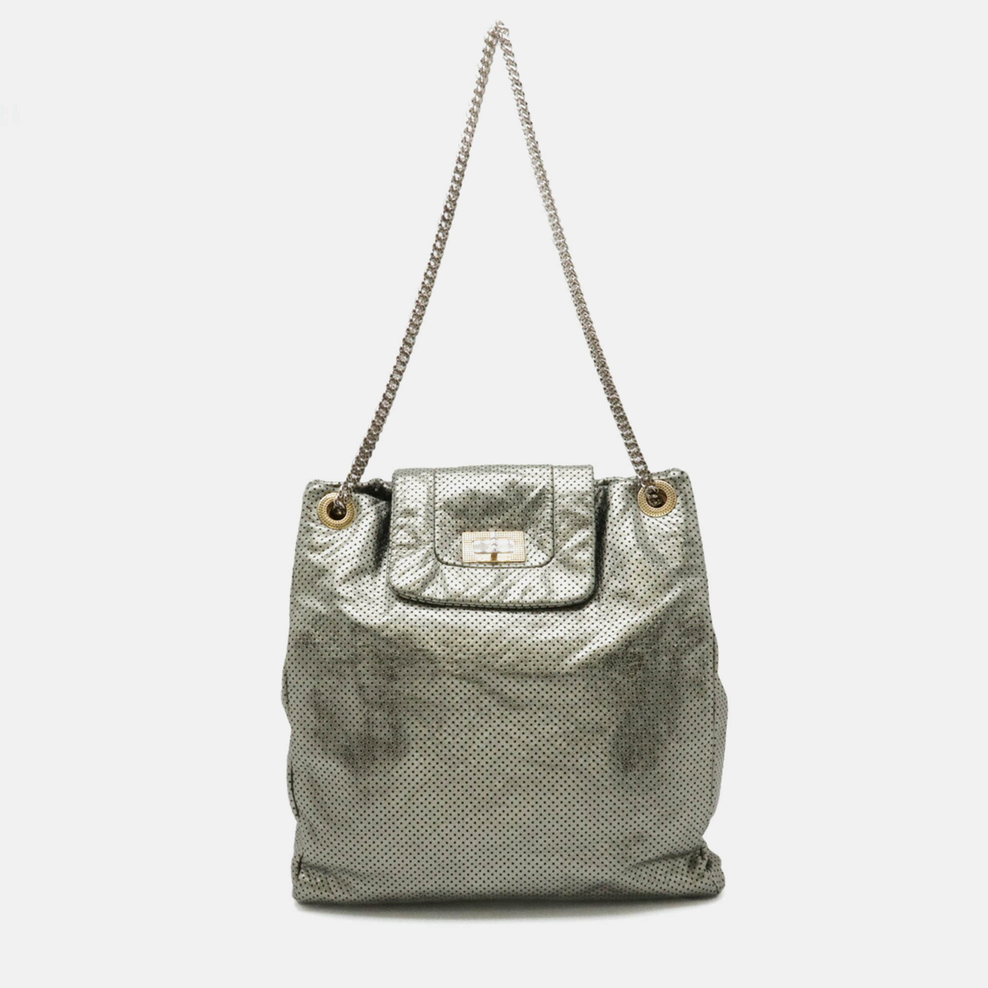 

Chanel Green 2.55 Leather Chain Shoulder Bag