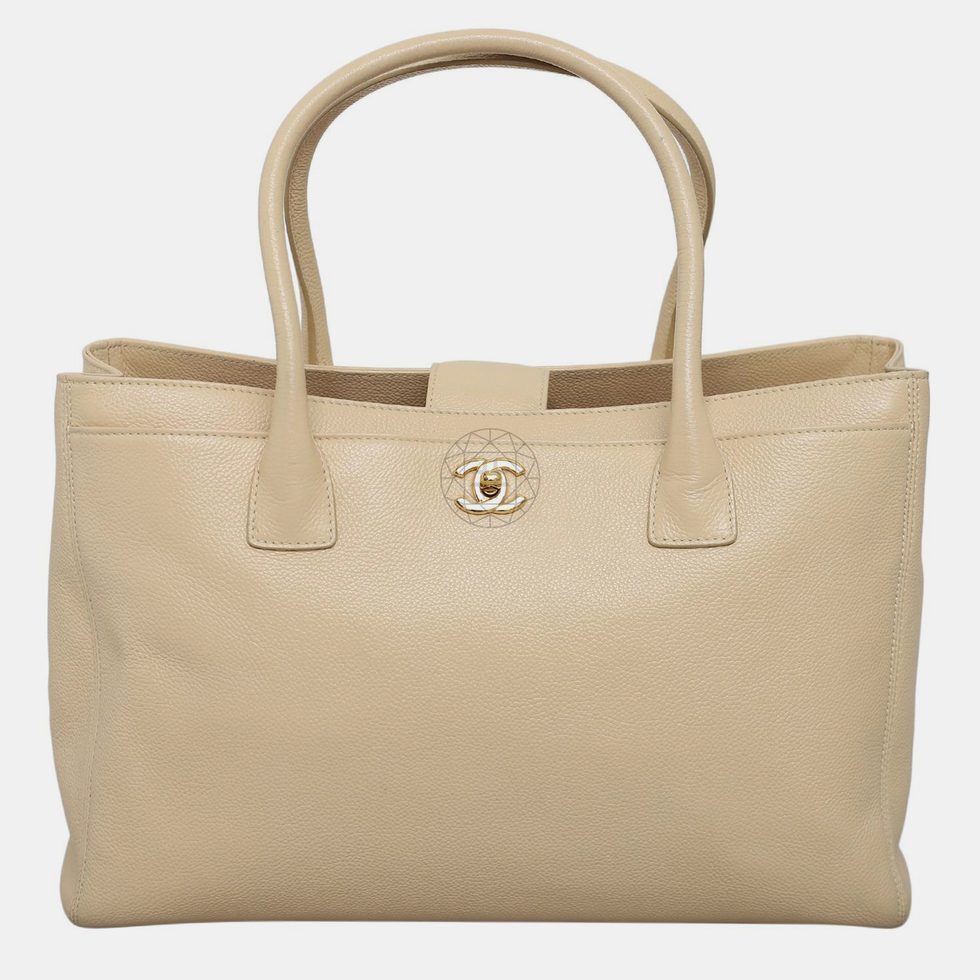 

Chanel Caviar Executive Cerf Tote Bag, Beige