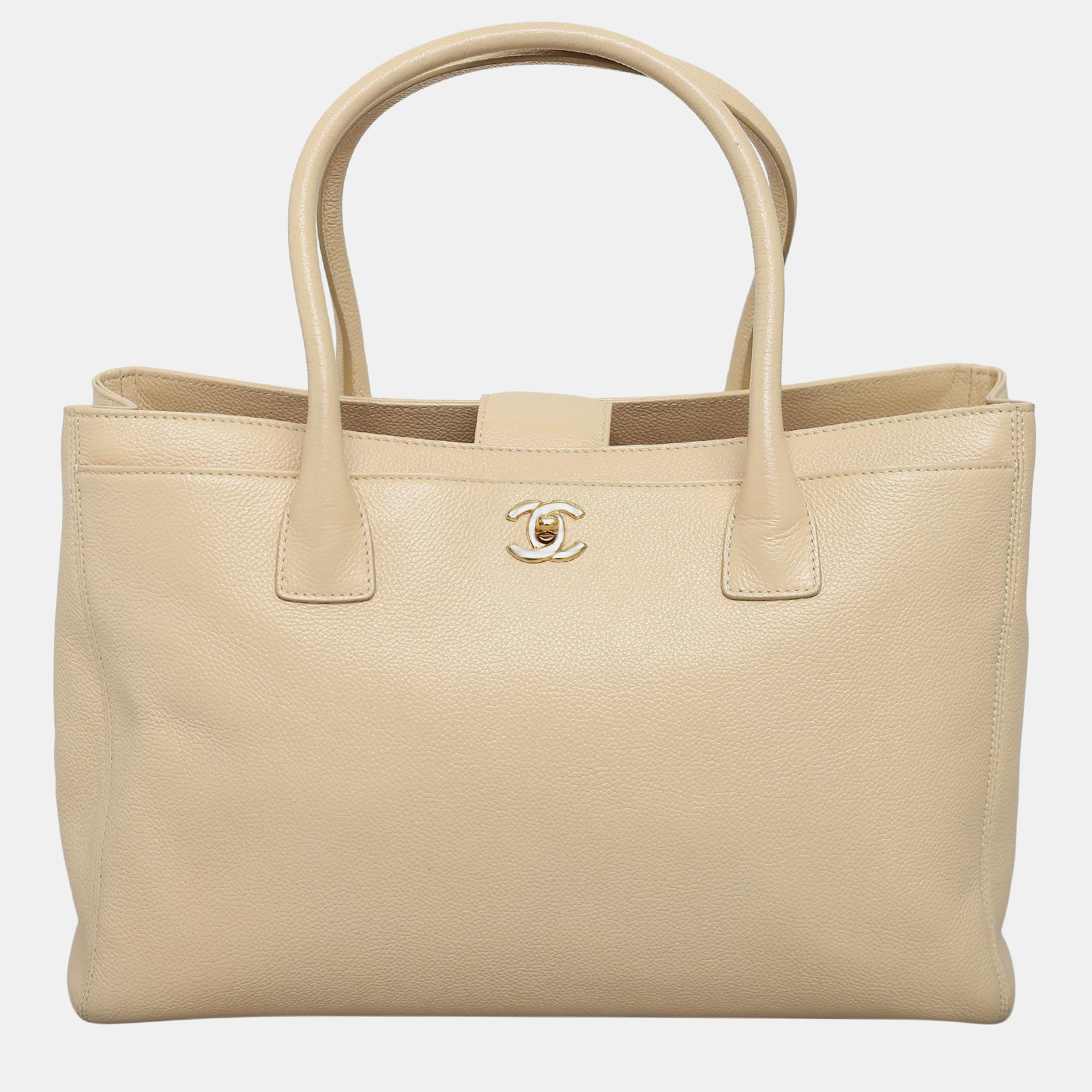 

Chanel Caviar Executive Cerf Tote Bag, Beige