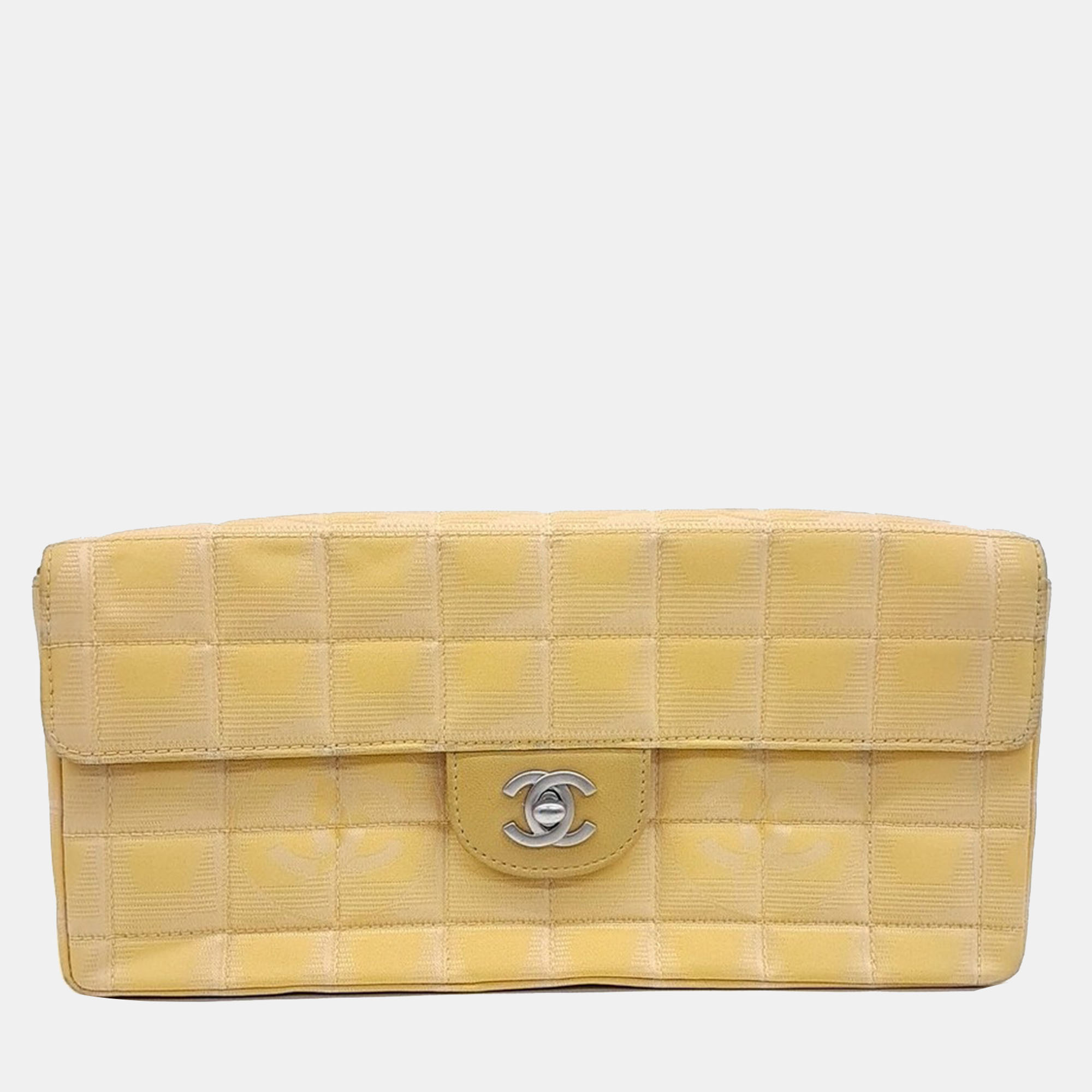 

Chanel Yellow Fabric three-way bag