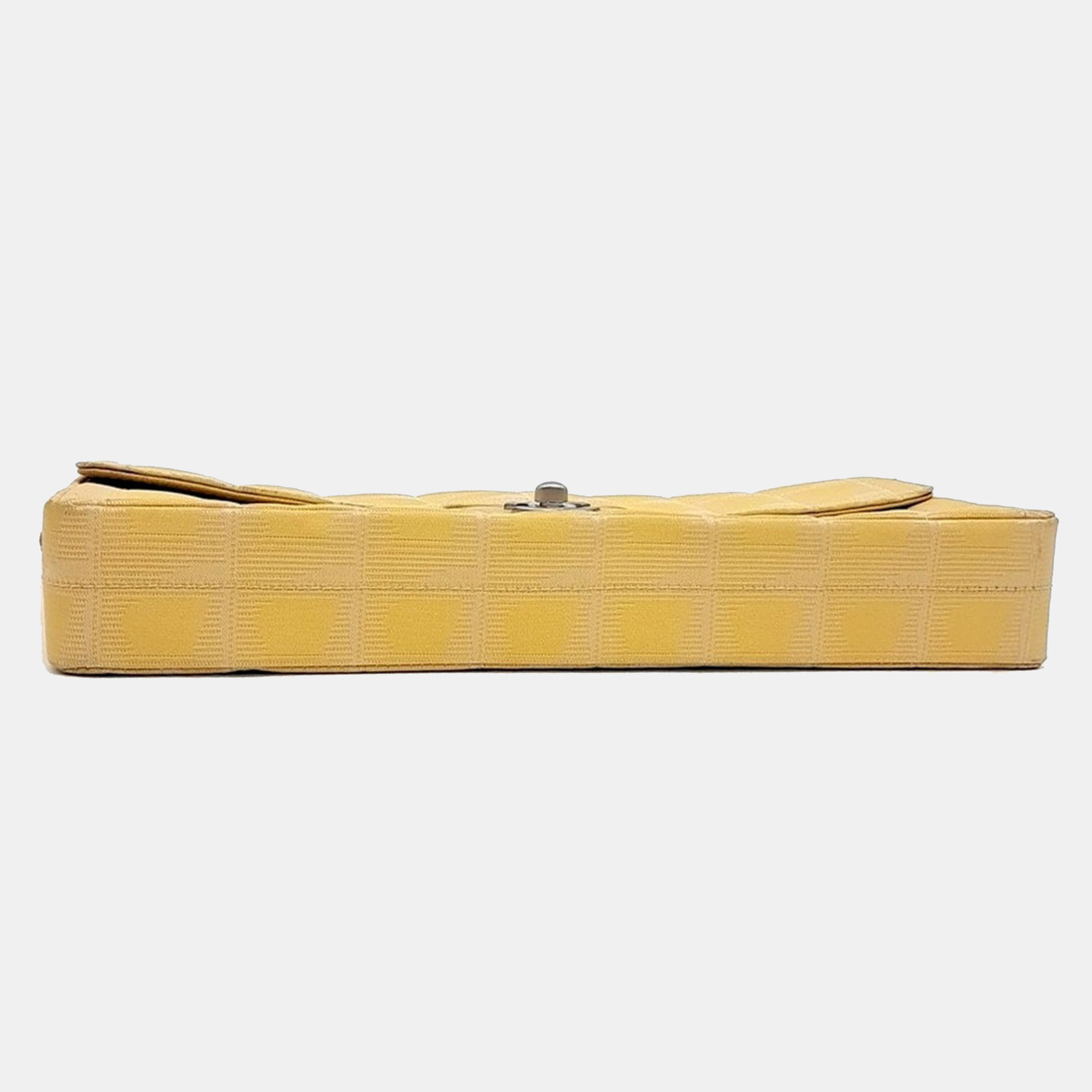 Chanel Yellow Fabric three-way bag 