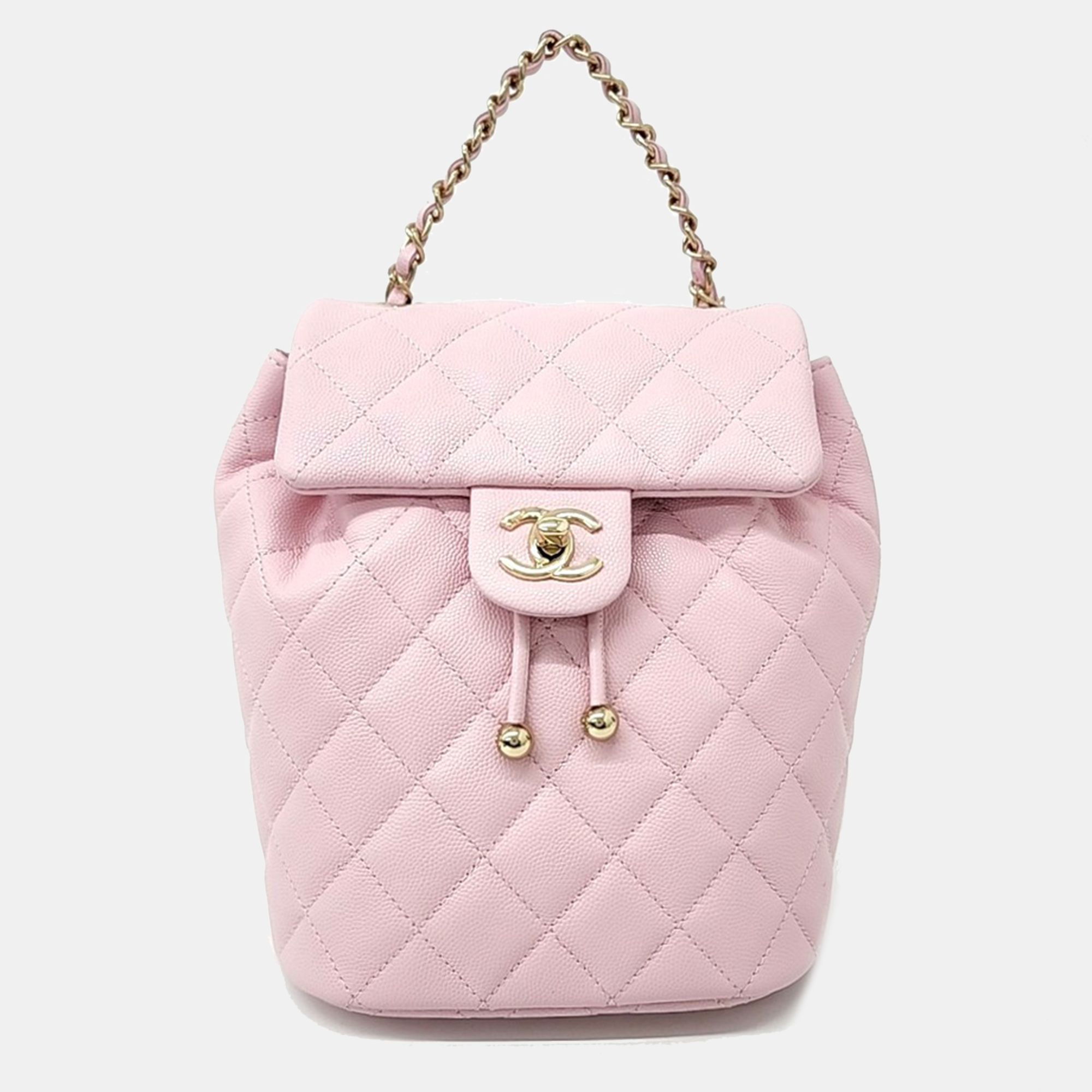 

Chanel Pink Leather Urban Spirit Backpack