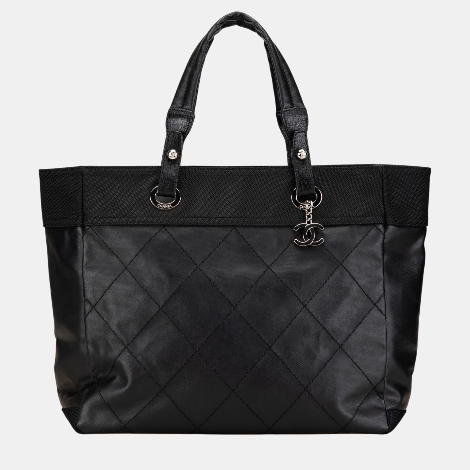 

Chanel Black Large Paris Biarritz Tote