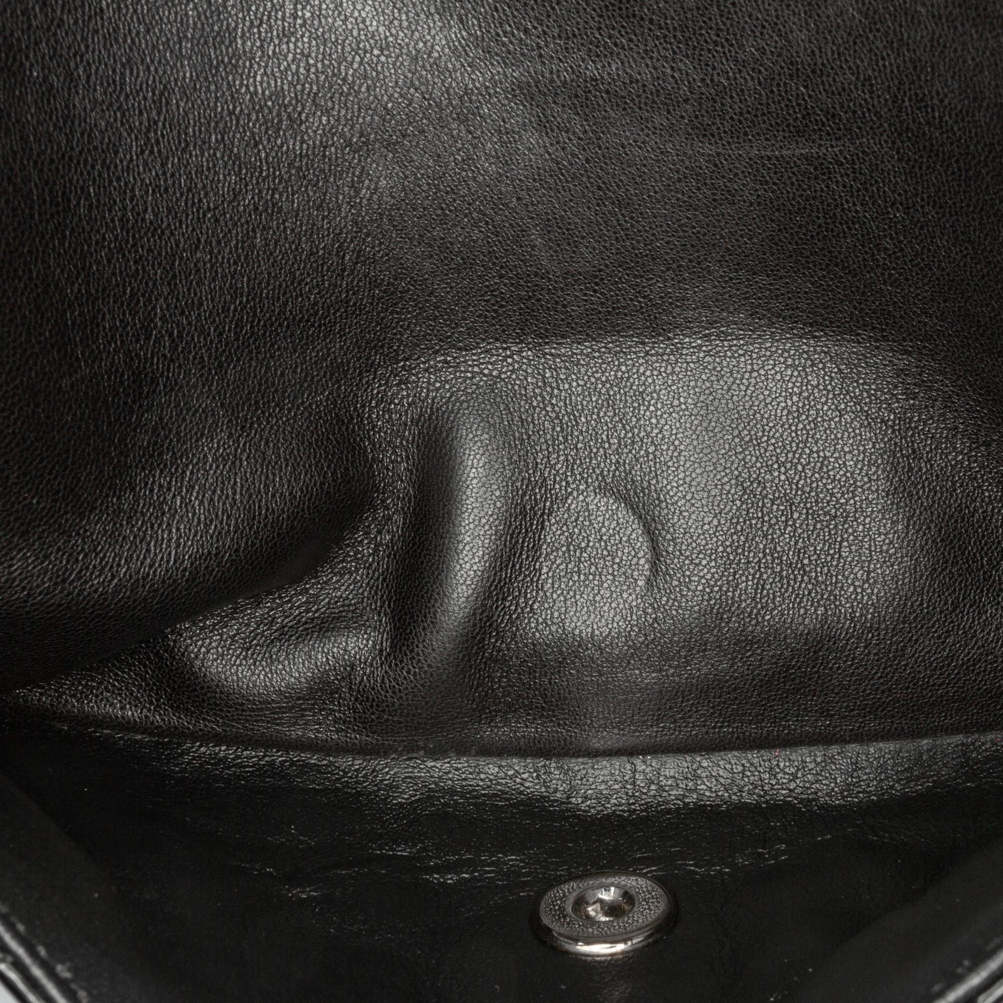 Chanel Black Medium Classic Patent Double Flap 