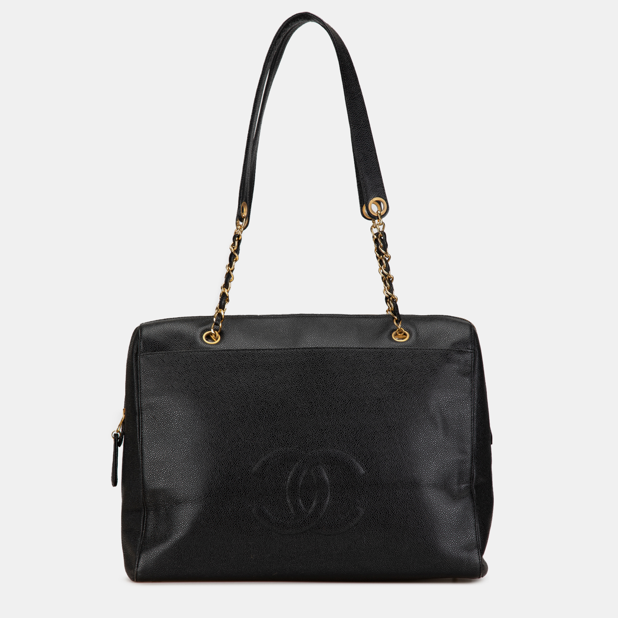 

Chanel Caviar CC Shoulder Bag, Black