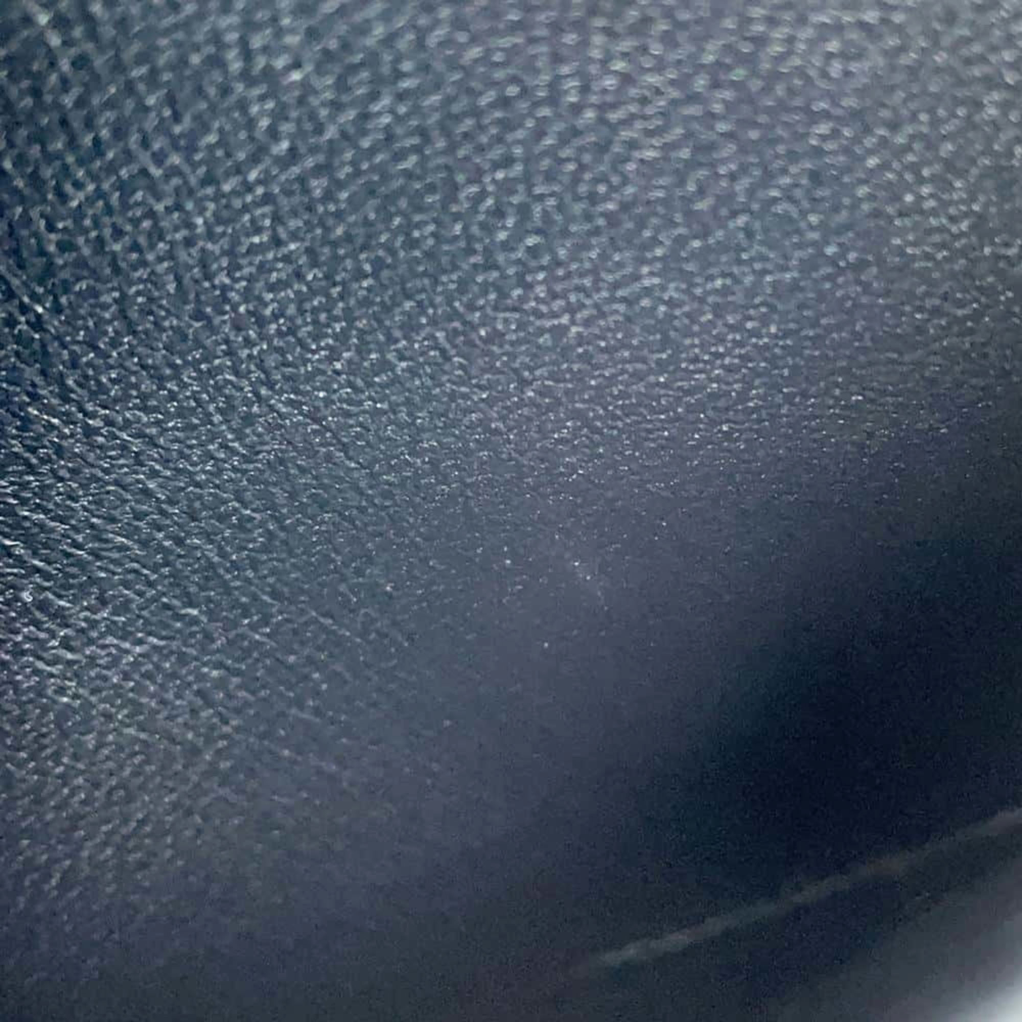 Chanel Black Lambskin Leather Classic Double Flap Bag 