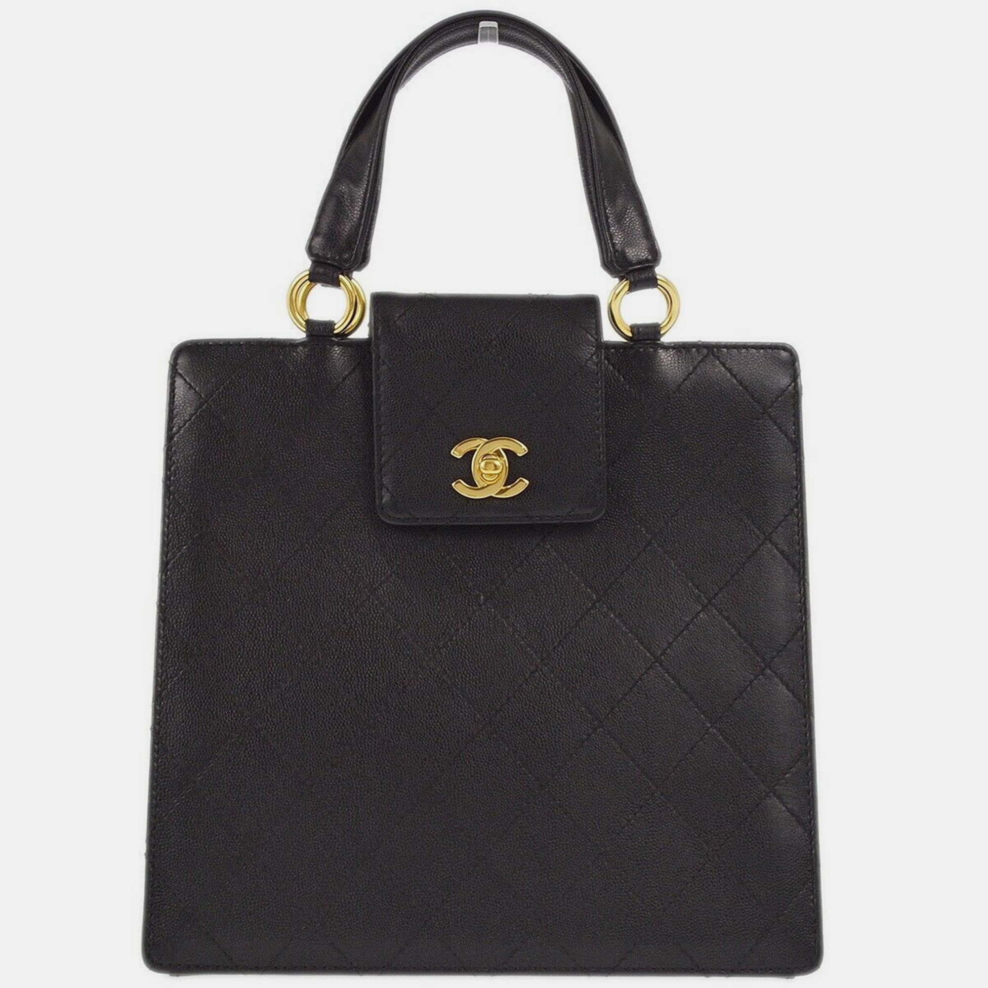 

Chanel Black Calfskin Handbag