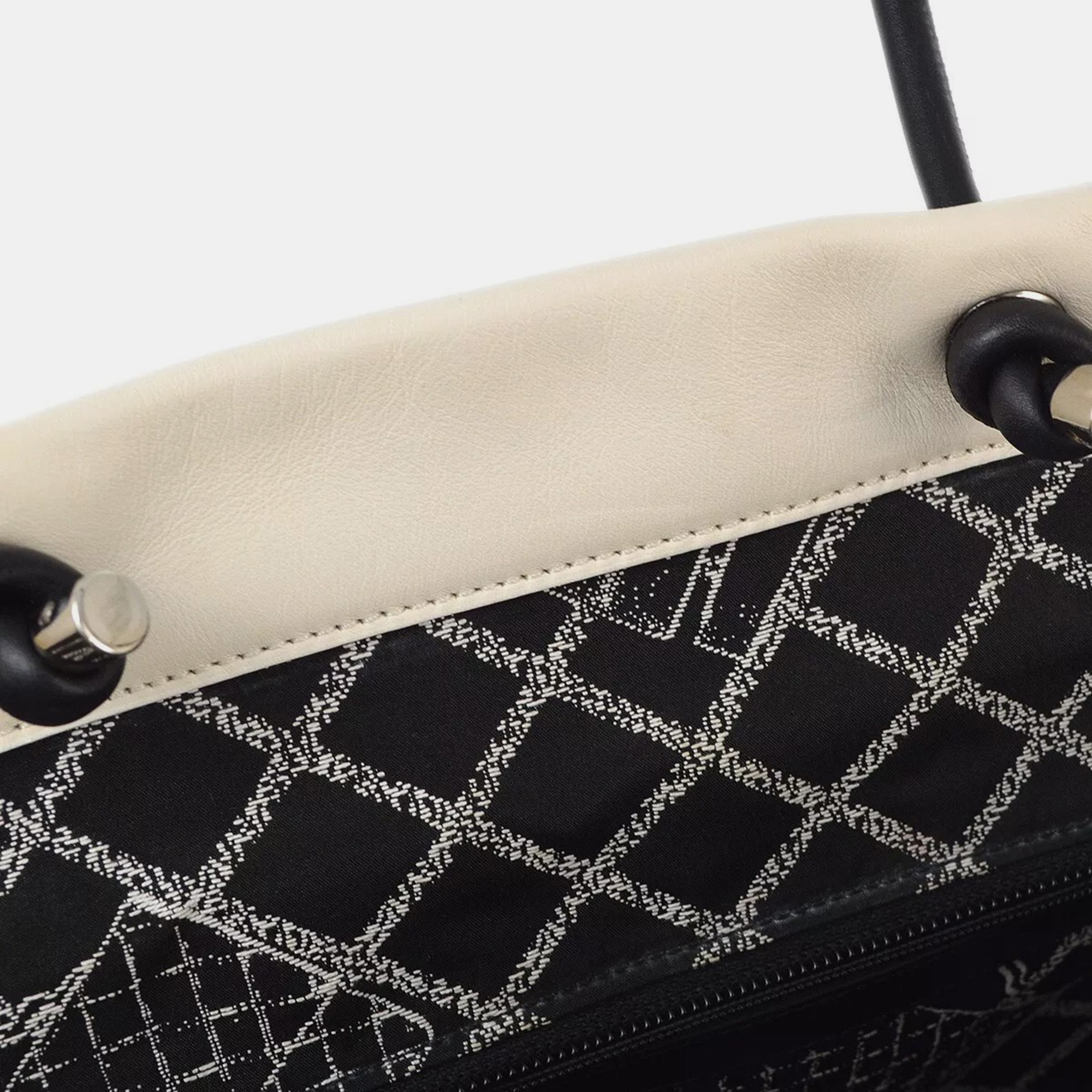 Chanel White Calfskin Essential Tote Bag 