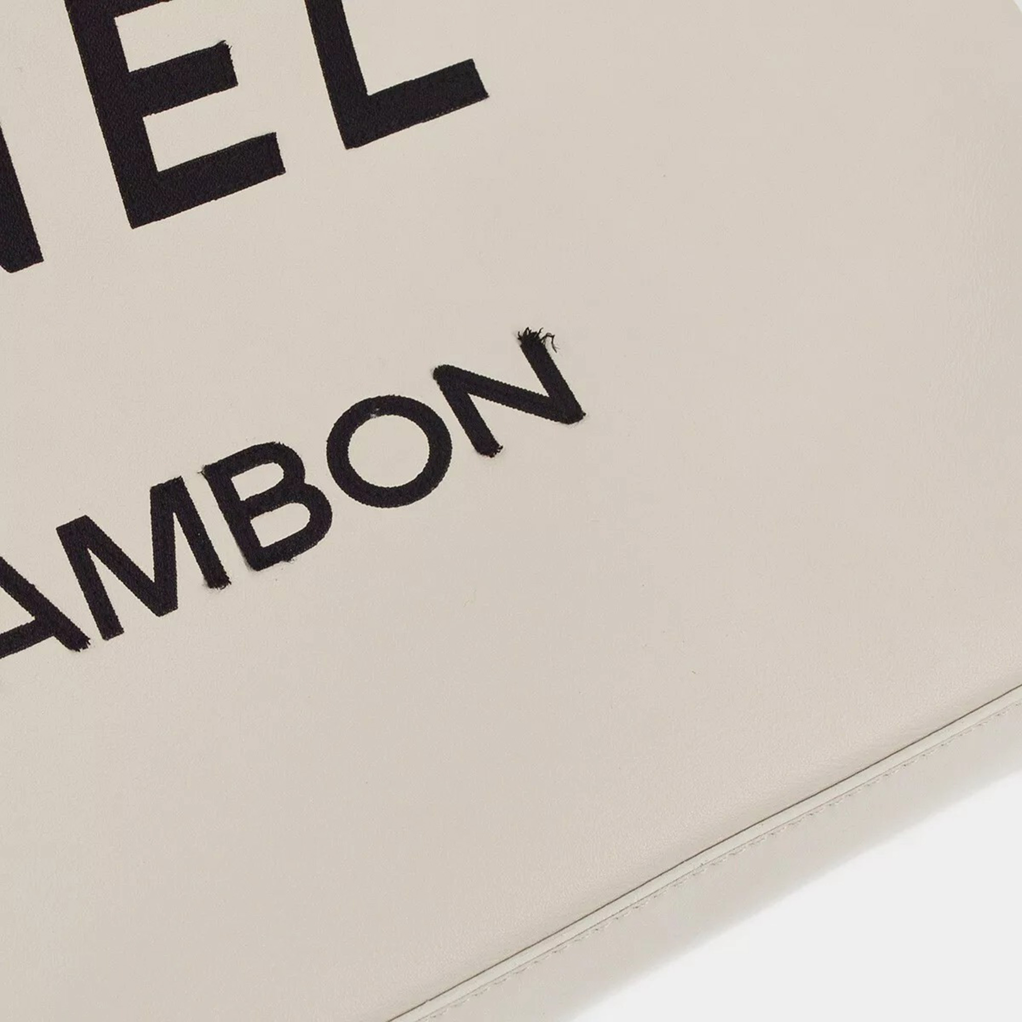 Chanel White Calfskin Essential Tote Bag 