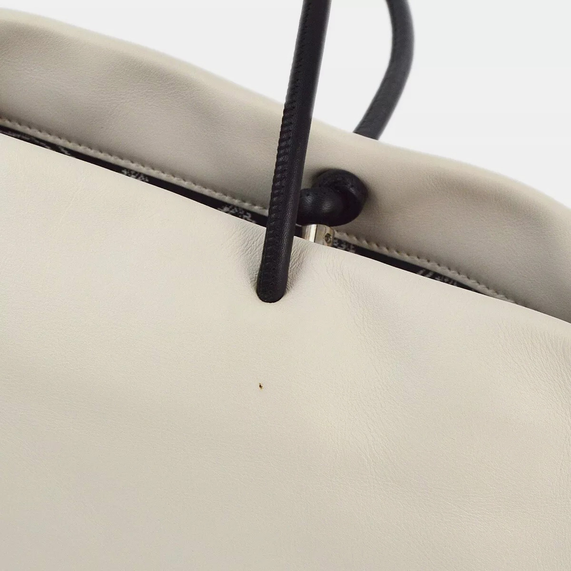 Chanel White Calfskin Essential Tote Bag 